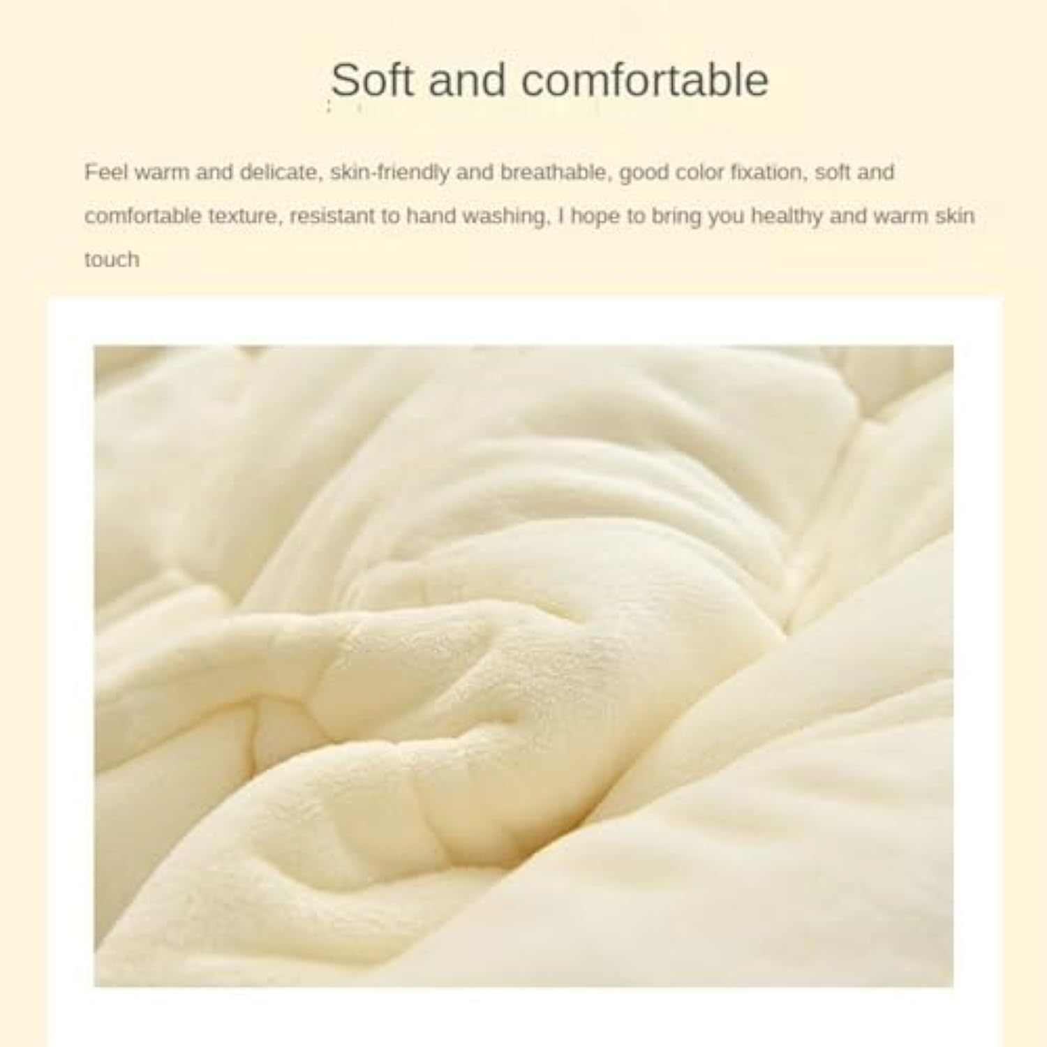 Velvet Quilted Headboard Cover - Full/Queen/Cal King Size, Thick Dustproof Headboard Protector Slipcover - Soft & Luxurious (Beige, 86