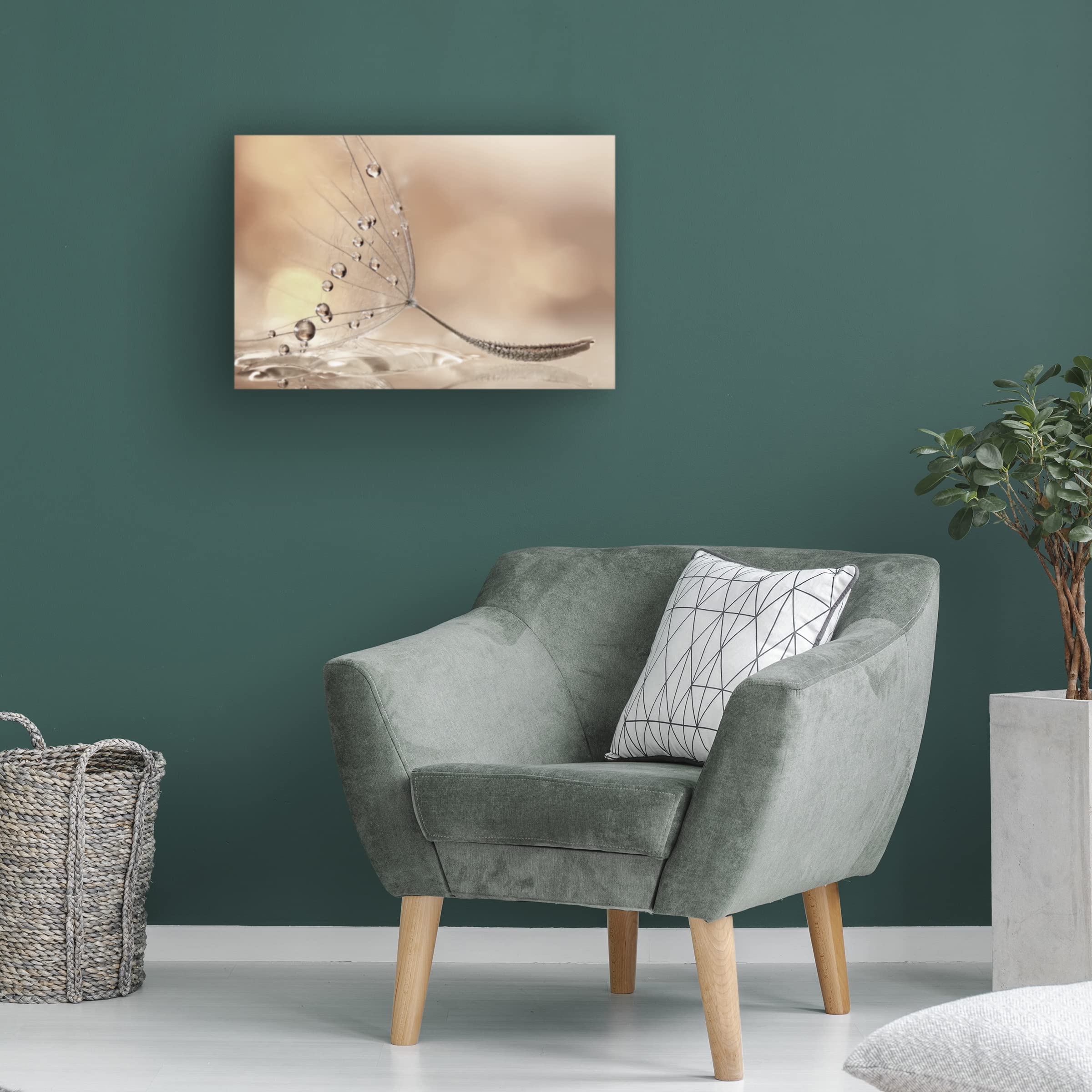 Prestige Canvas Wall Art by Rina Barbieri - Handmade Landscape Painting for Living Room, Bedroom & Office Decor | Trademark Fine Art Collection