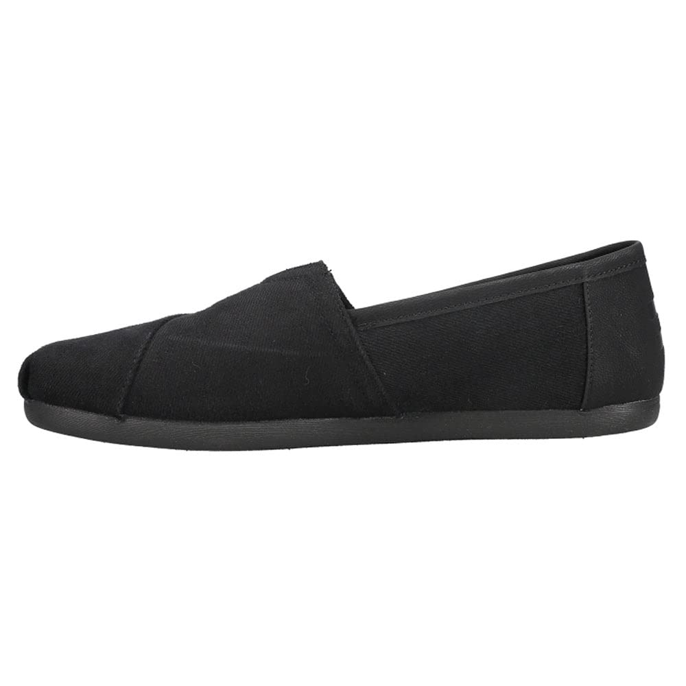 TOMS Men's Alpargata Casual Shoes - Comfortable Slip-On Espadrilles in Black | Perfect for Summer, Beach, and Everyday Wear