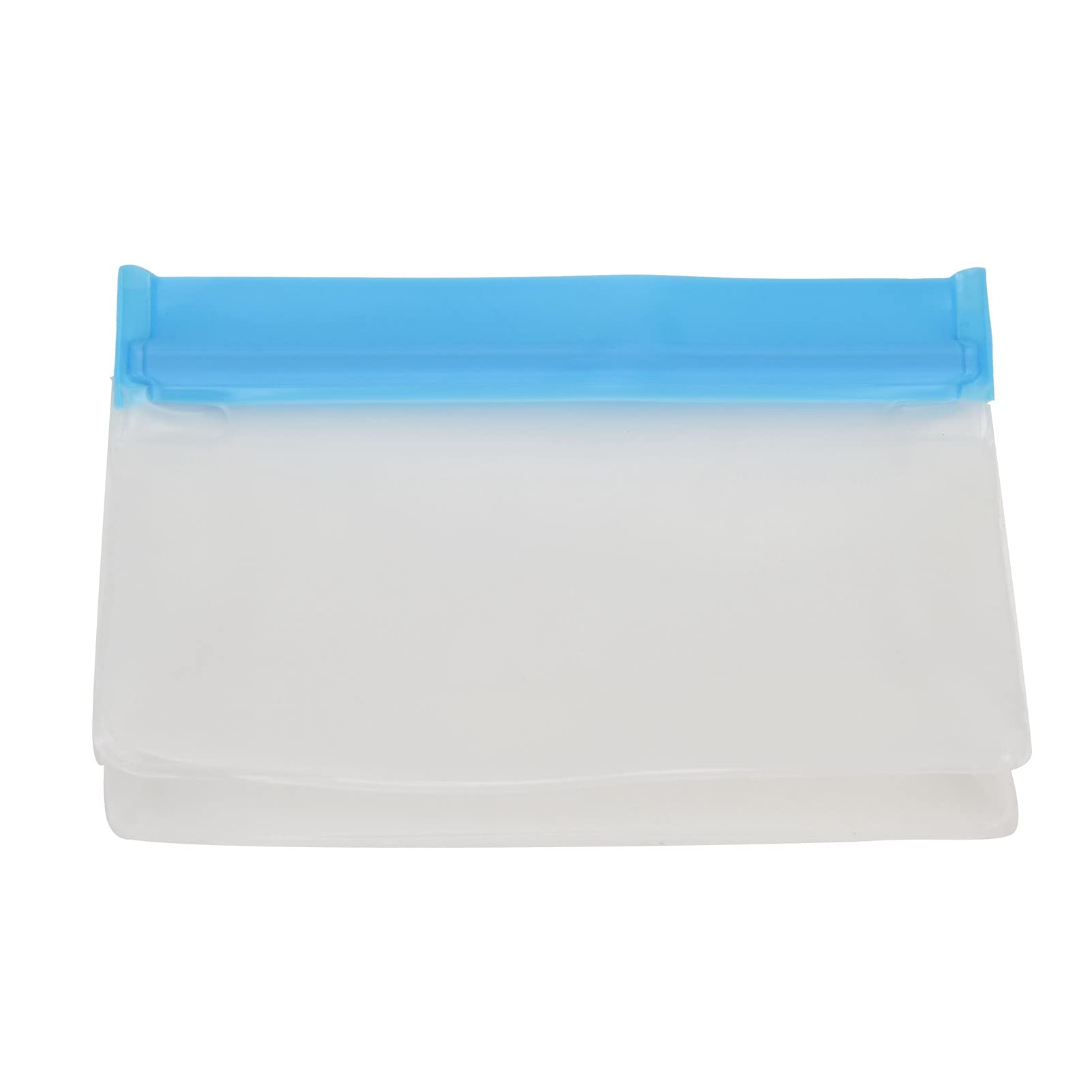 Eco-Friendly Reusable Silicone Food Storage Bags - Leakproof Sandwich & Grocery Pouches for Vegetables, Snacks & Meal Prep | Perfect for Home, Travel & Picnics (Blue Trumpet)