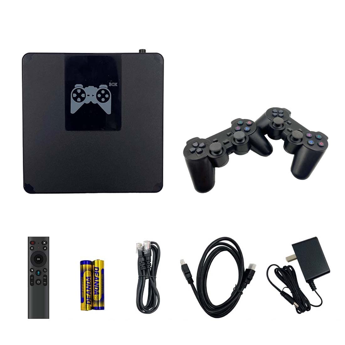 ZYGLO HD Retro Arcade Game Console - Dual System Android & Linux Gaming with 2.4G Wireless Controllers, 128GB 25,000+ Classic Games | Perfect for Home Entertainment, Family Game Nights & Retro Gaming Enthusiasts (EU Plug)