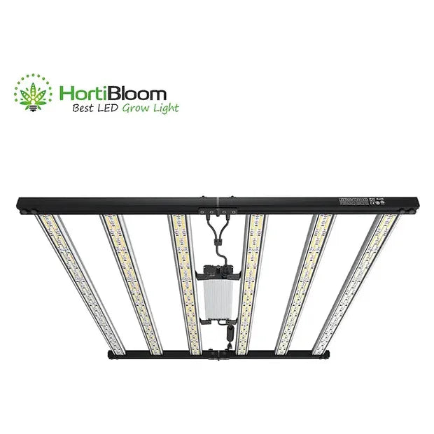 HortiBloom Mega Optic 720W Full Spectrum LED Grow Light for Indoor Plants - High Efficiency Hydroponic Lighting for Vegetables, Flowers, and Herbs | Perfect for Grow Tents, Greenhouses, and Home Gardening