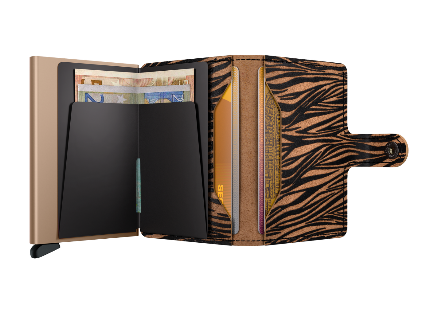 SECRID Mini Wallet - Slim RFID Blocking Zebra Print Card Holder for Men & Women | Perfect for Travel, Business & Everyday Use