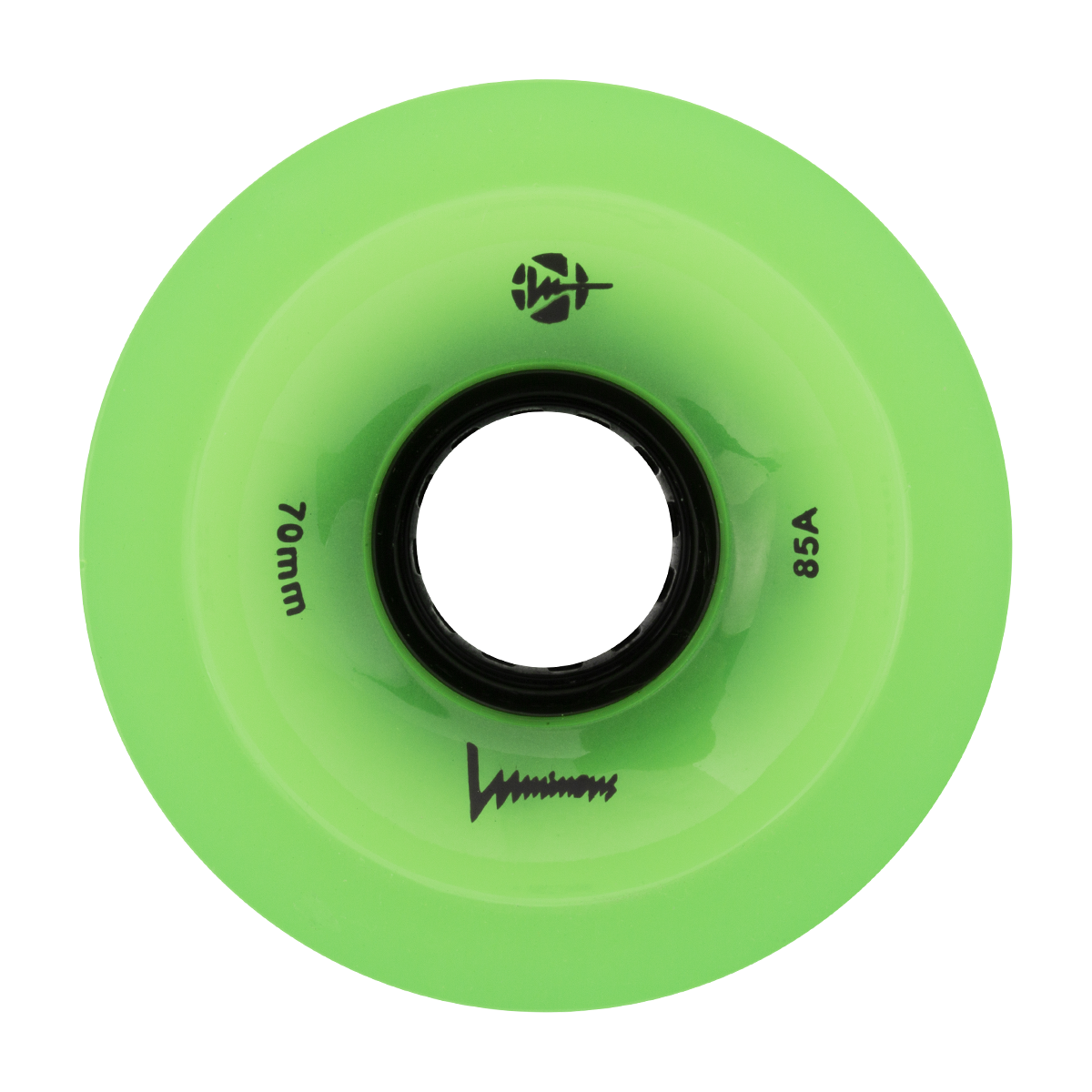 Glow in the Dark LED Longboard Wheels 70mm 85a (4-Pack) - Perfect for Night Skateboarding & Outdoor Adventures