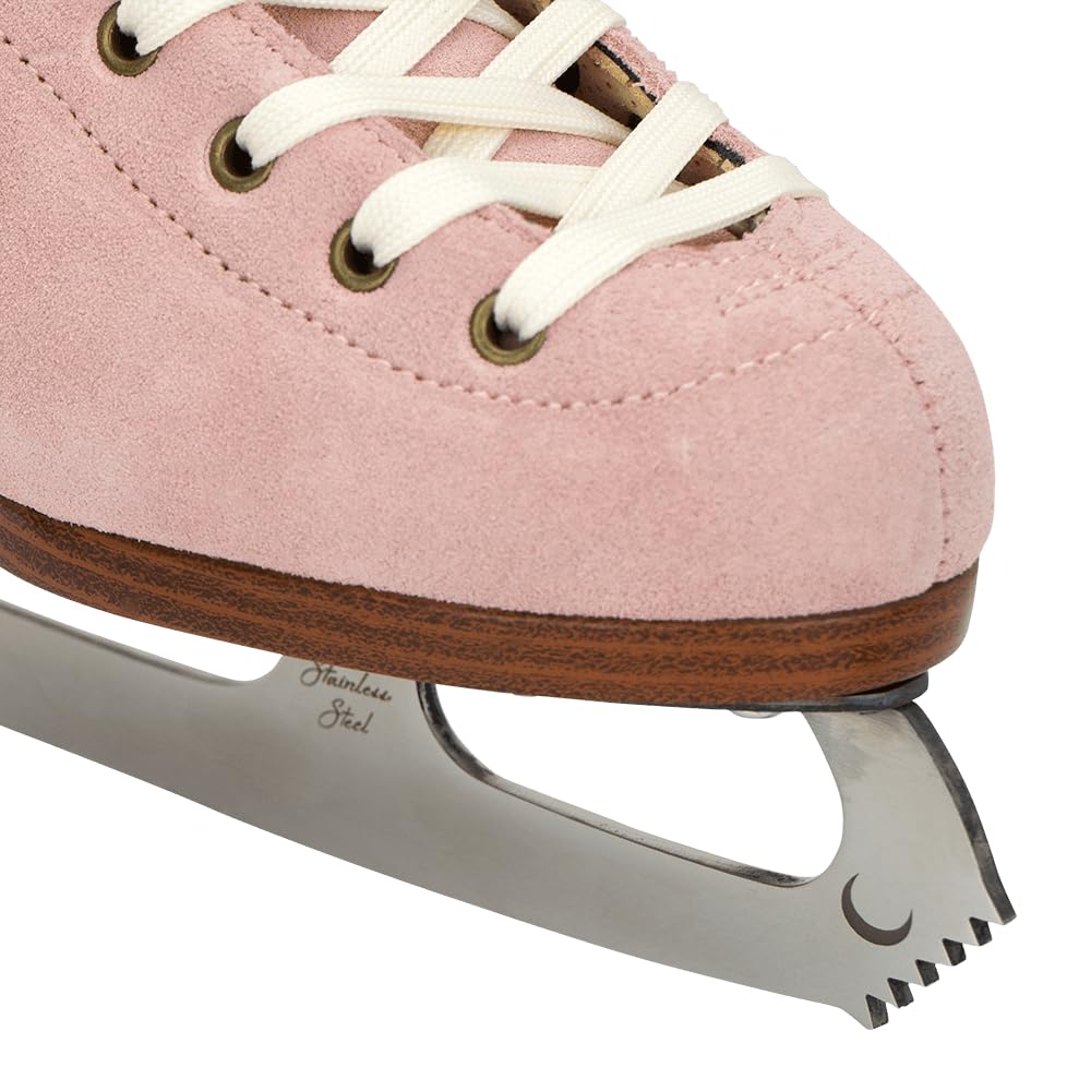Riedell Ember Recreational Figure Ice Skates for Women & Girls - Comfortable & Durable Ice Skating Boots for Beginners & Casual Skating - Perfect for Ice Rinks, Outdoor Ponds & Winter Sports