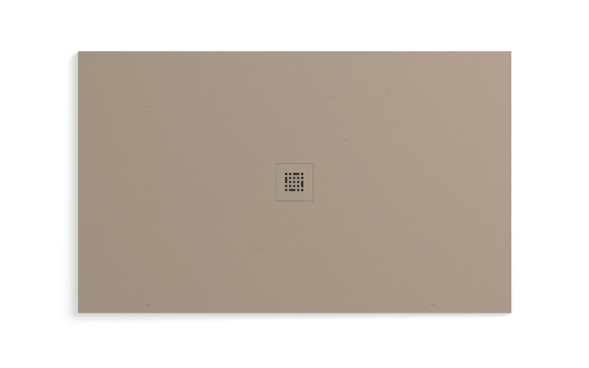 Fiora Quadro 60x36 Inch Shower Base - White, Black, Cappuccino & Cement Colors - Perfect for Modern Bathroom Renovations and Spa-Like Showers