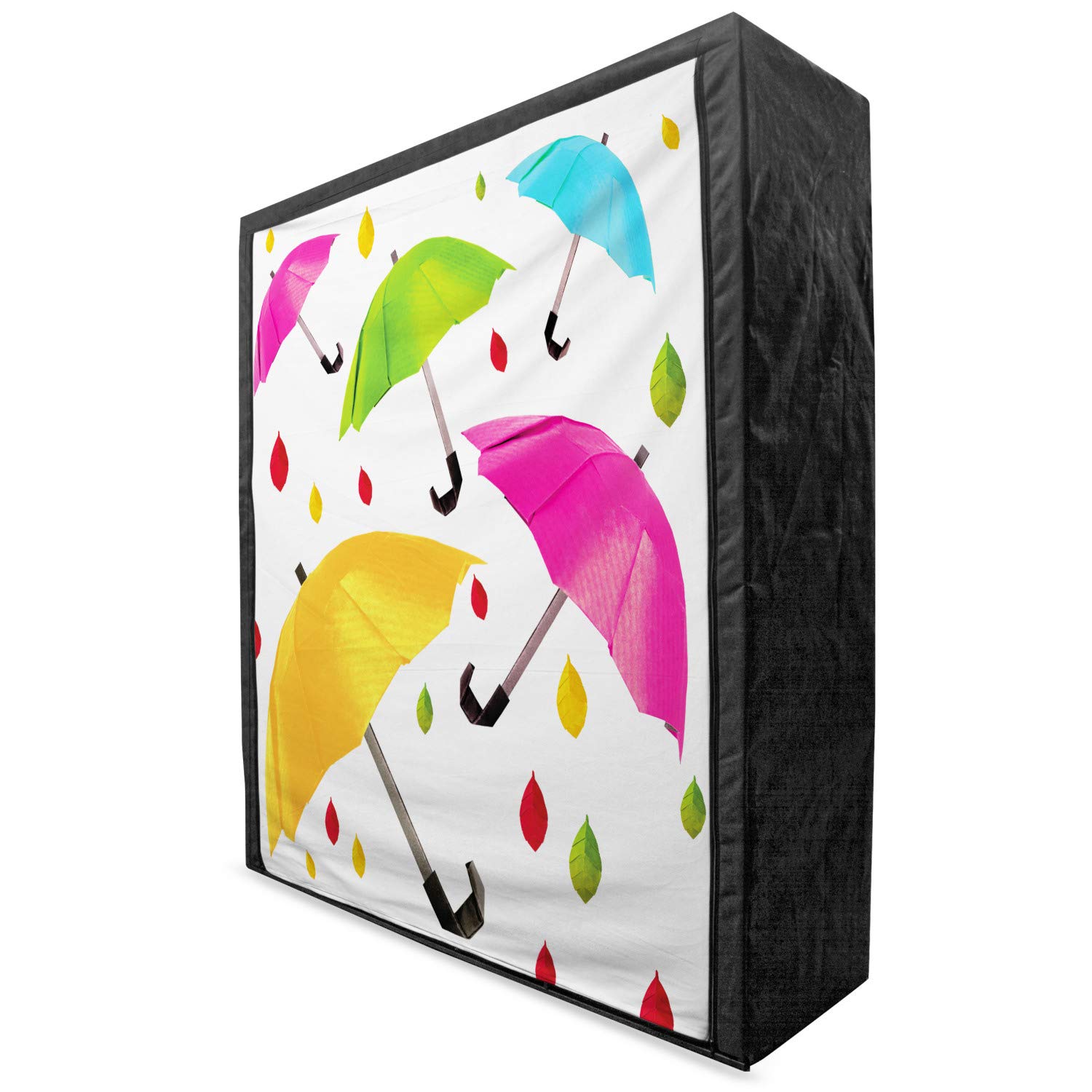 Ambesonne Colorful Portable Fabric Wardrobe - Large 59