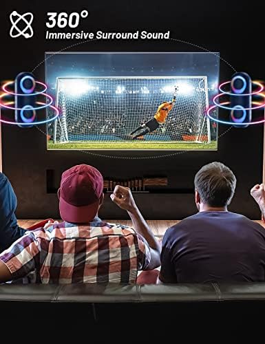NOTABRICK Bluetooth Speaker with Colorful LED Lights - Portable Wireless Bluetooth 5.0 Speaker, 30W HD Stereo Sound, IPX7 Waterproof, 24H Playtime, 100ft Range - Perfect for Pool Parties, Camping & Outdoor Adventures