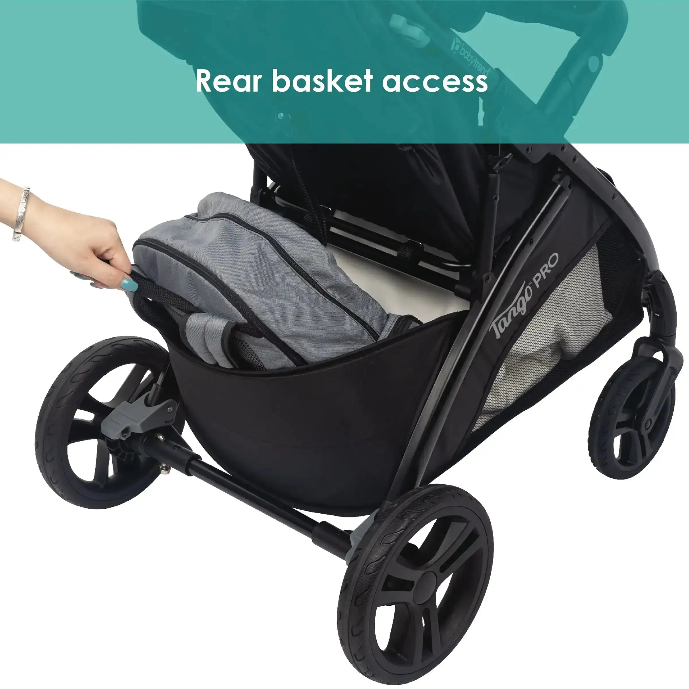 Tango™ PRO Stroller Travel System with Secure Lift Infant Car Seat - Lightweight Baby Stroller & Car Seat Combo for Newborns to Toddlers - Perfect for Travel, Shopping, and Daily Walks