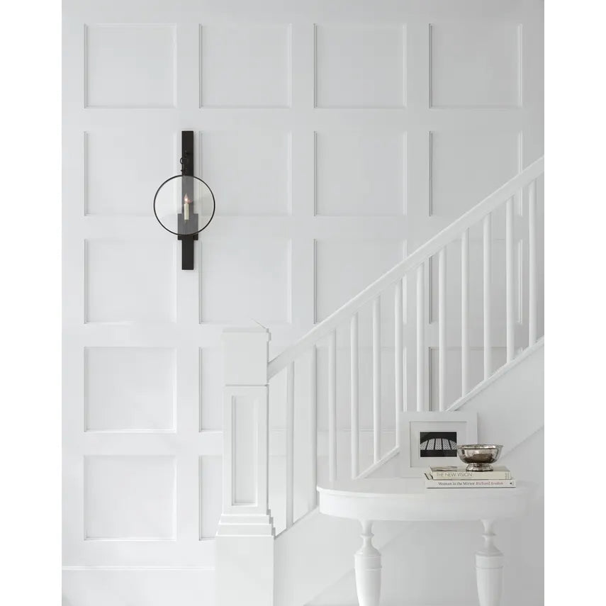 Alyssa Wall Sconce Light Fixture - Modern Plug-in or Hardwired Wall Lamp for Bedroom, Living Room, and Hallway Lighting Decor