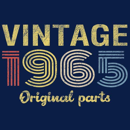 1965 Vintage Original Parts 60th Birthday Gift T-Shirt for Men - Retro 60th Birthday Present - Perfect for Milestone Celebrations & Themed Parties