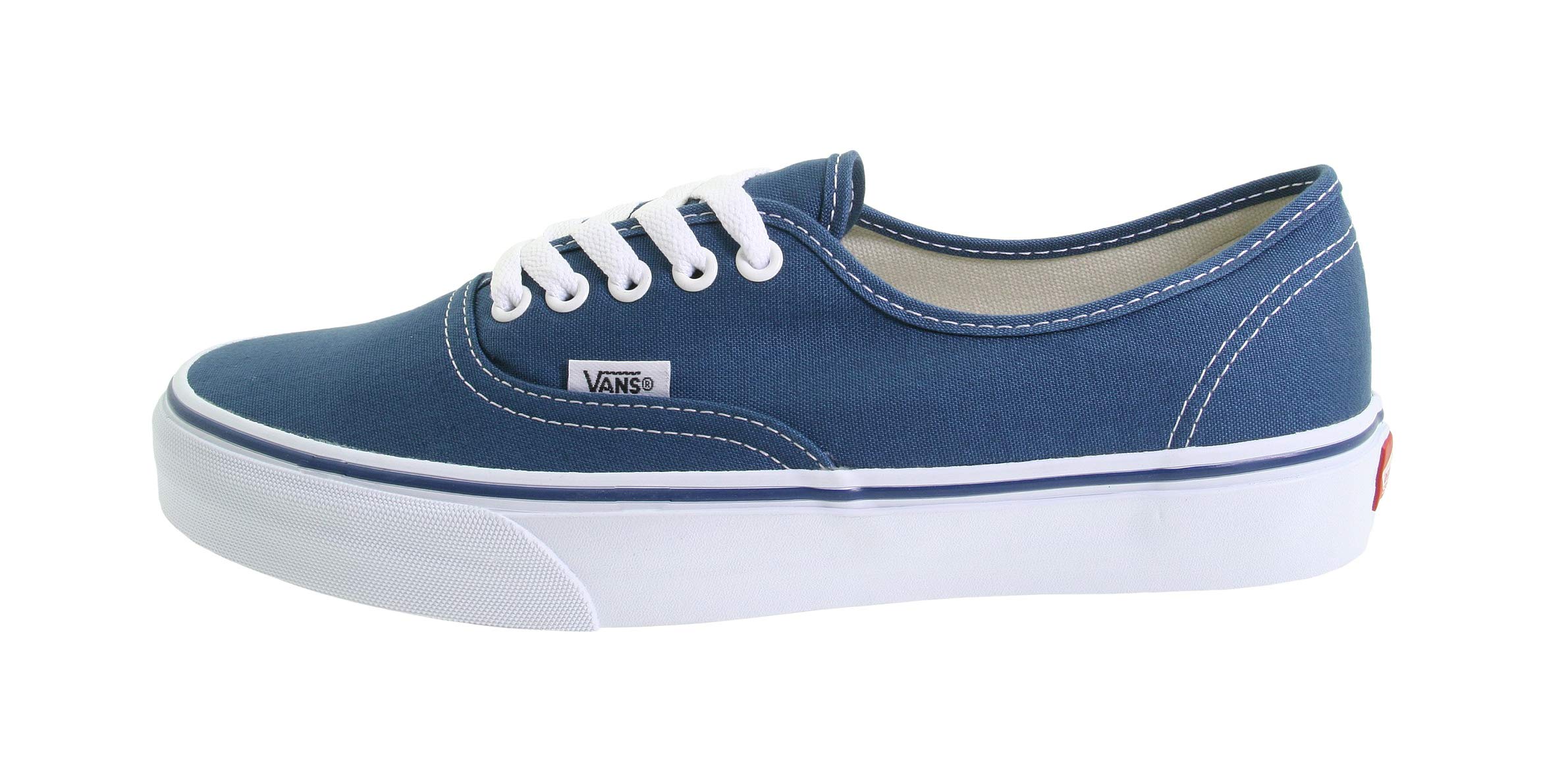 Vans Authentic Navy Canvas Skate Shoes for Men & Women - Classic Low-Top Sneakers for Skateboarding, Casual Wear & Street Style