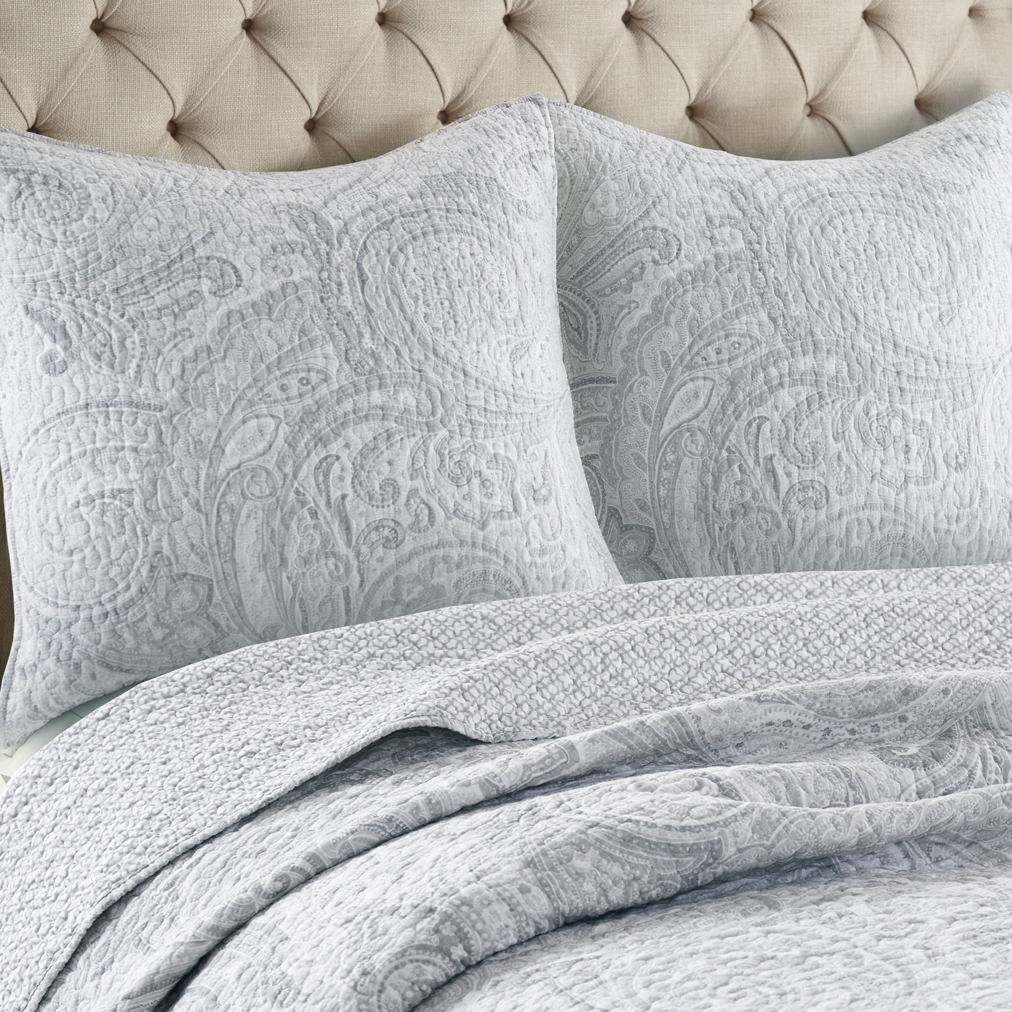 Premium Spruce Euro Sham Set - 100% Cotton Decorative Pillow Covers for Bedroom Decor, Living Room, Sofa & Couch (Set of 2)
