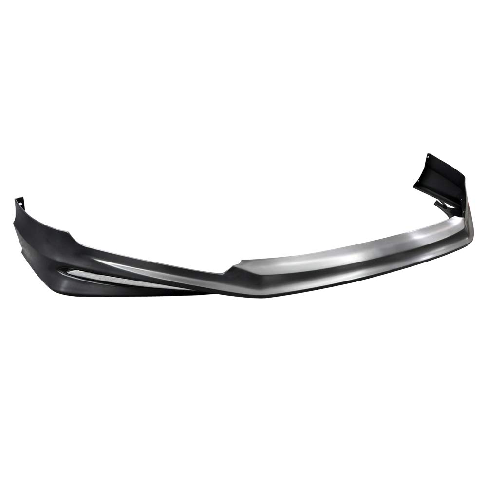 IKON MOTORSPORTS MD Style Black PP Front Bumper Lip Spoiler for 2013-2015 Honda Accord - Aggressive Chin Finisher Add-On | Enhances Sporty Look & Aerodynamics for Street Racing & Car Shows