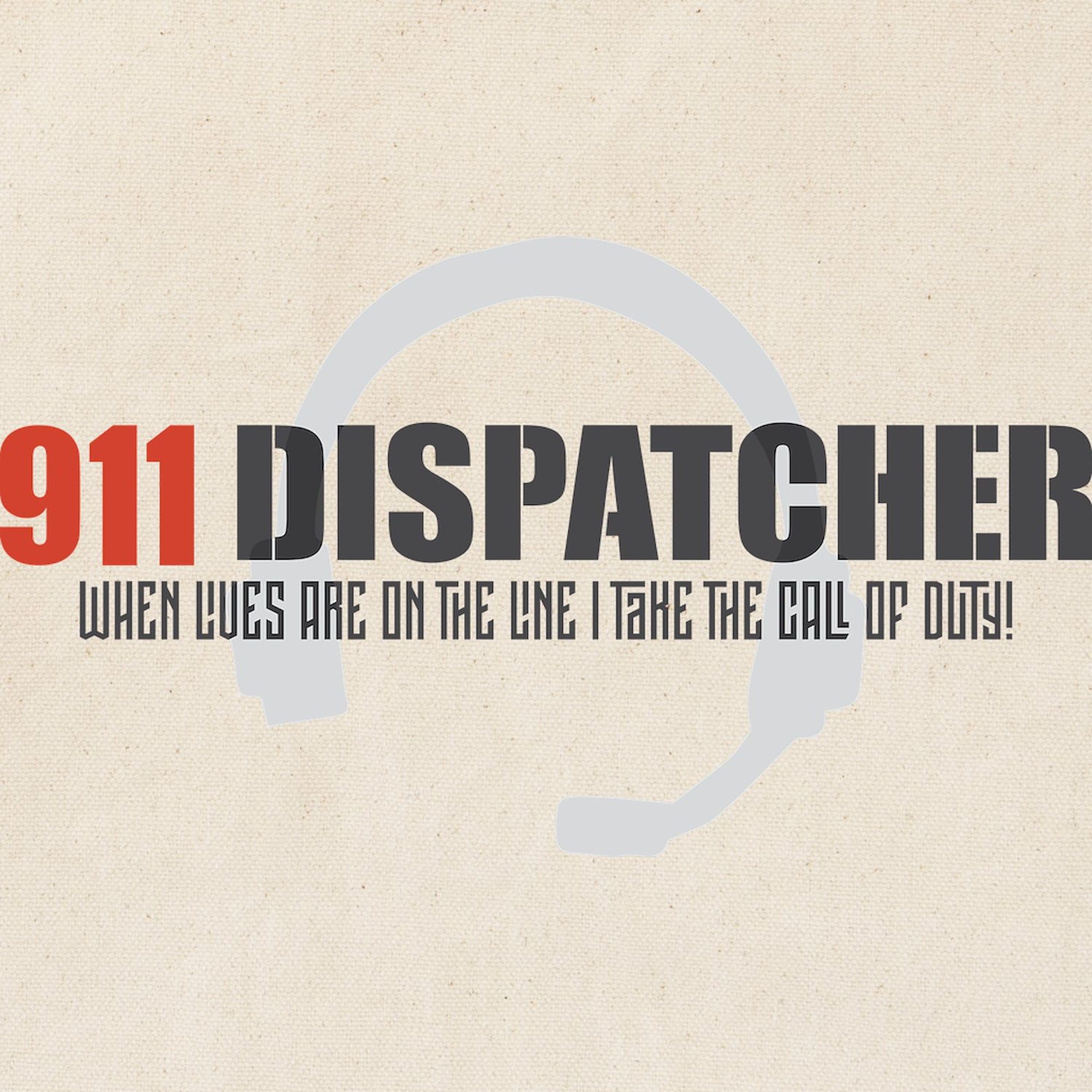 911 Dispatcher Tote Bag - Natural Canvas Reusable Shopping Bag for First Responders | Perfect for Work, Groceries & Everyday Use