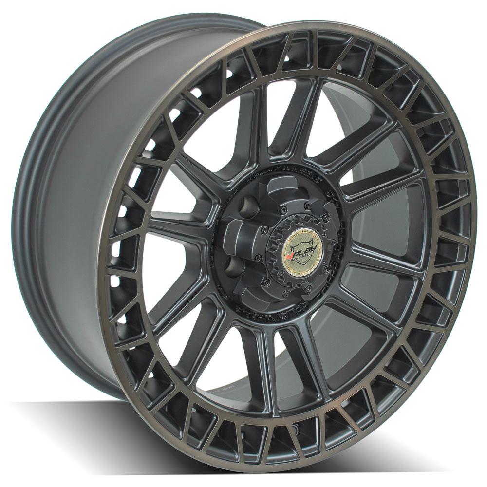 4Play Sport Series 4PS12 Satin Machined Wheels with Bronze Finish - 20x9.0 0 Offset, 5x127/5x139.7mm Bolt Pattern, 87.1mm Hub - Perfect for Off-Road Trucks & SUVs