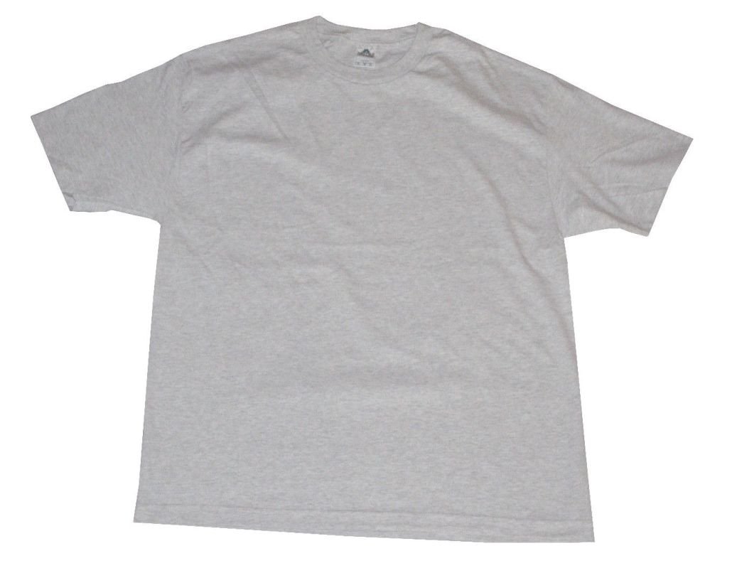 Premium AAA Men's Solid Plain Cotton T-Shirts - Comfortable Crew Neck Casual Tee Shirt for Everyday Wear, Gym & Lounge - Size X-Large (Black, White, Gray)