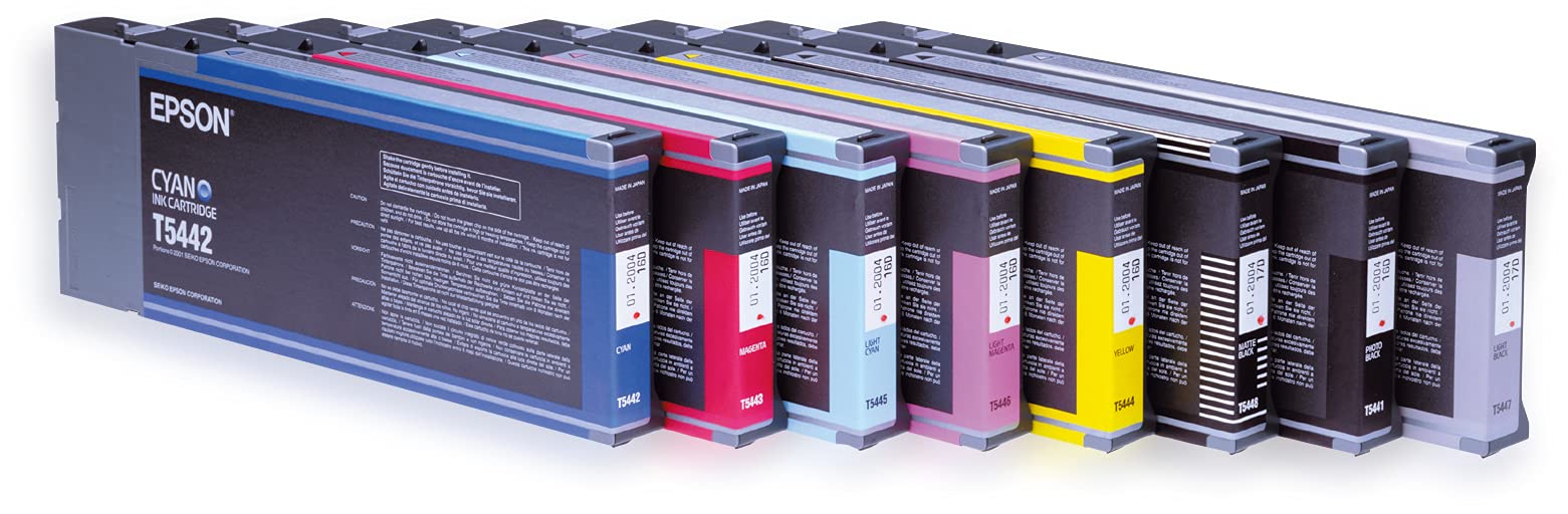 Epson UltraChrome T544100 220ml Photo Black Ink Cartridge - High-Quality Printing for Photos, Artwork & Professional Documents | Compatible with Epson Printers