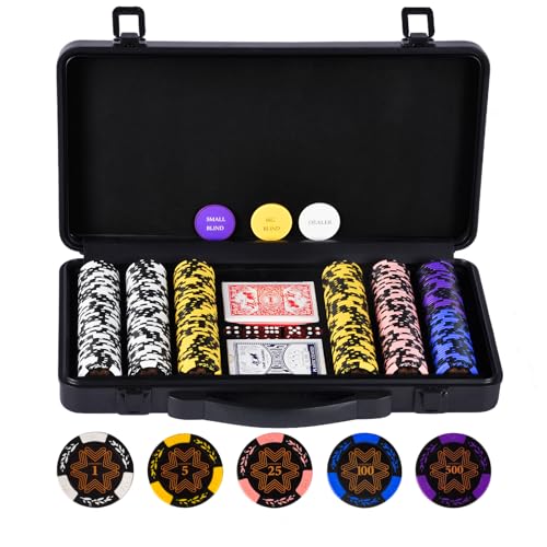 300 Chips With Numbered Values