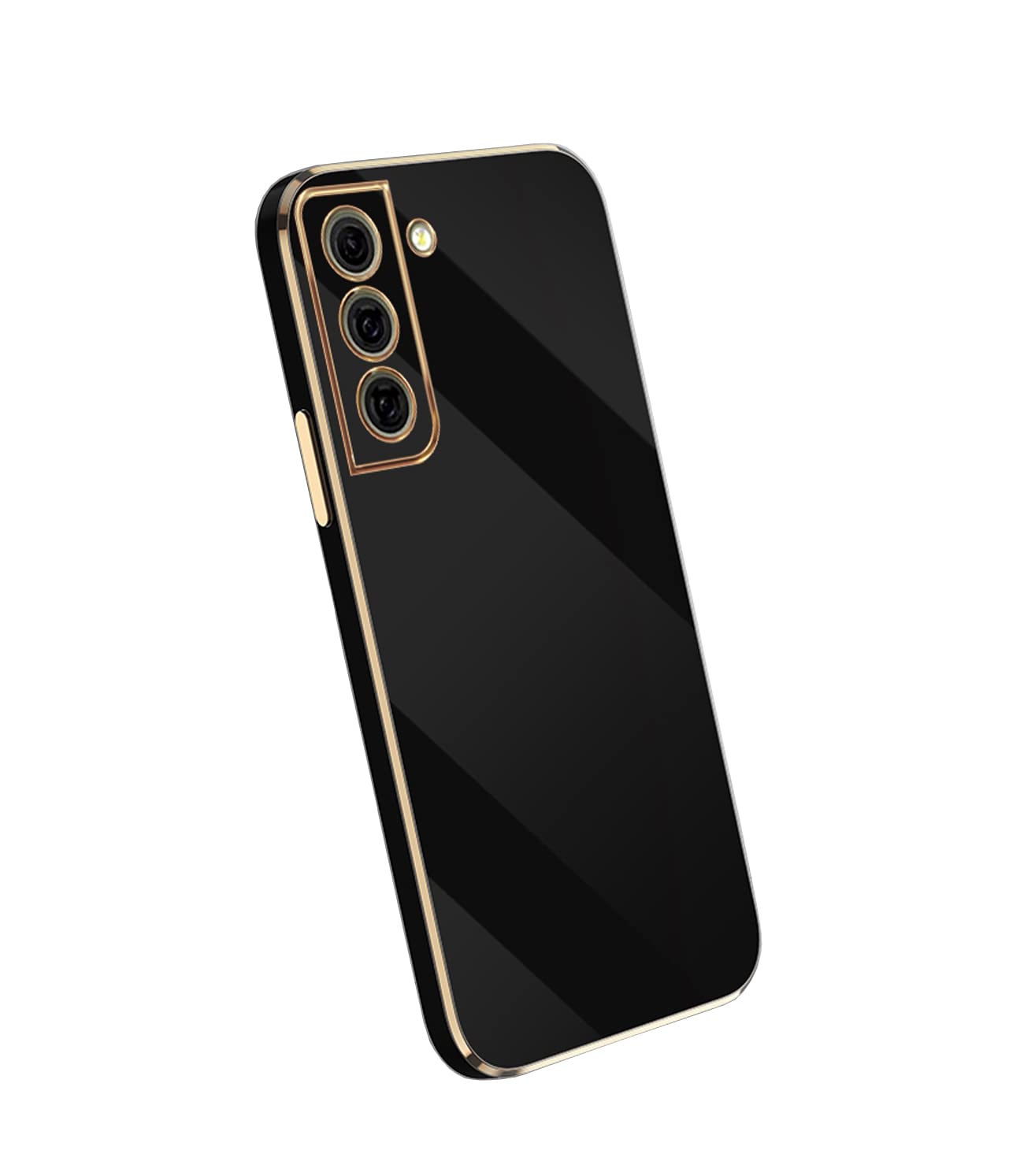 **Samsung Galaxy S21+ Plus Case - Cute Shockproof TPU Cover with Full Camera Protection, Electroplate Bumper for Samsung Galaxy S21 Plus 5G (6.7