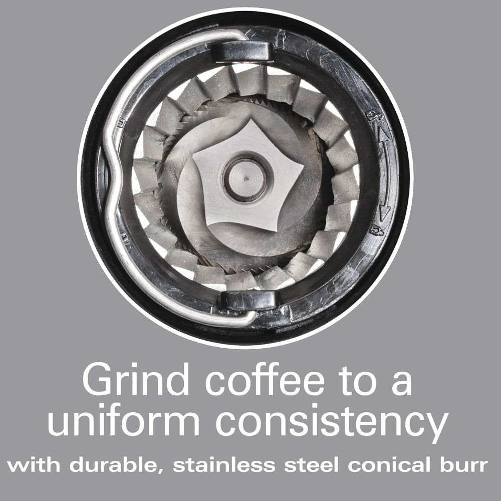 Hamilton Beach Professional 80405 Conical Burr Digital Coffee Grinder - Fresh Ground Coffee for Espresso, French Press & Drip Brewing - Perfect for Home & Office Use