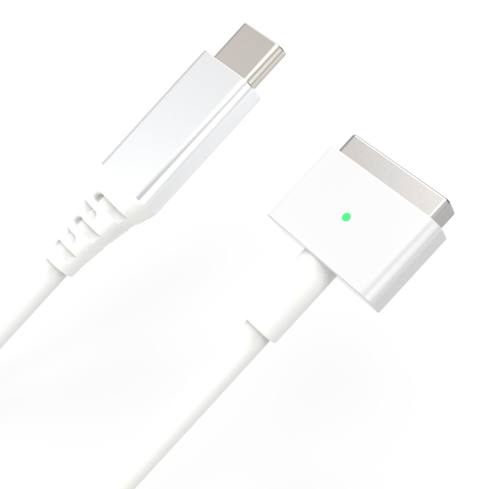 USB C to Magnetic T-Tip Charging Cable for MacBook Air & Pro (2012-2017) - 3ft White Fast Charging Cord | Perfect for Home, Office & Travel Charging