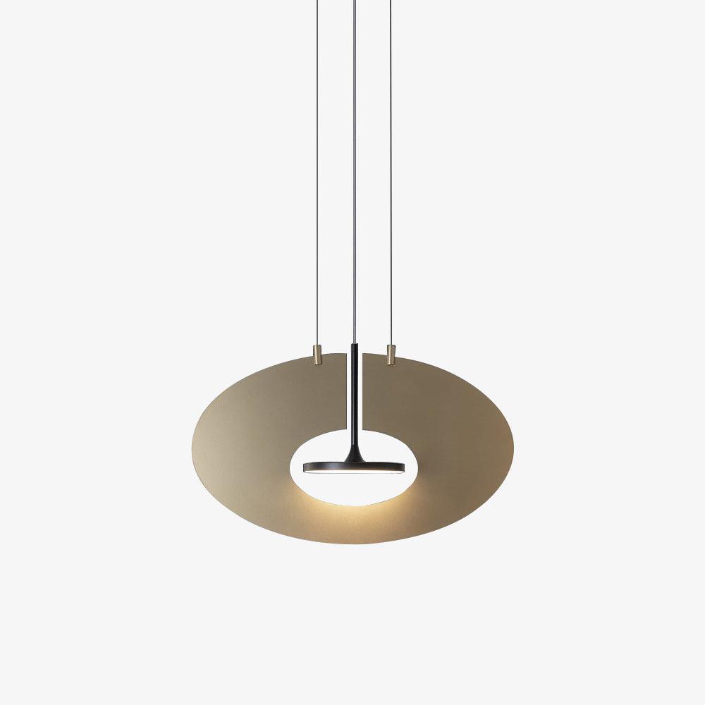 Modern Eye In The Sky Pendant Light - Adjustable Hanging Ceiling Lamp for Kitchen Island, Dining Room & Bedroom Decor