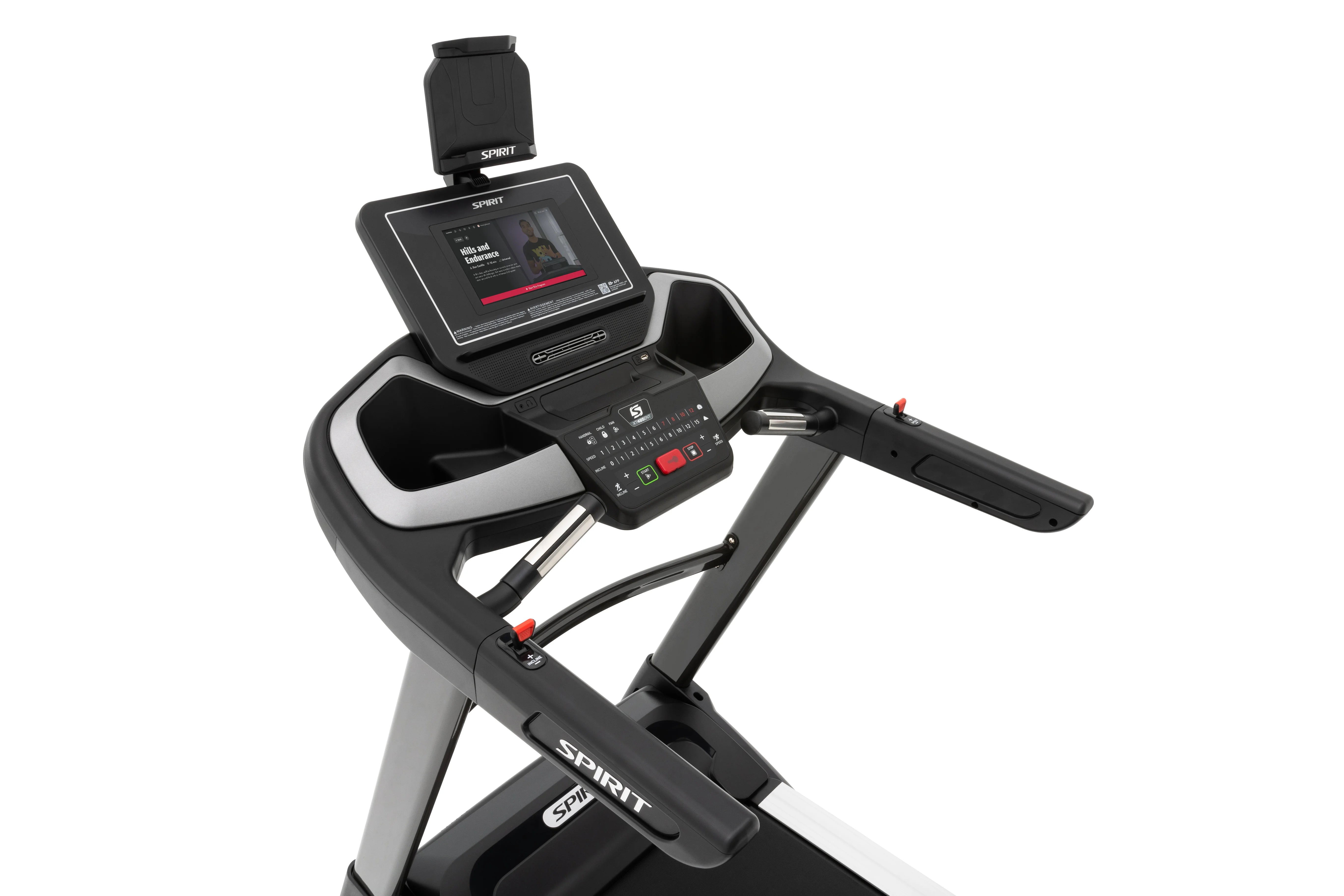 Spirit XT485ENT Treadmill - Premium Home Fitness Equipment with Entertainment Features for Cardio Workouts & Weight Loss | Perfect for Home Gyms & Personal Training