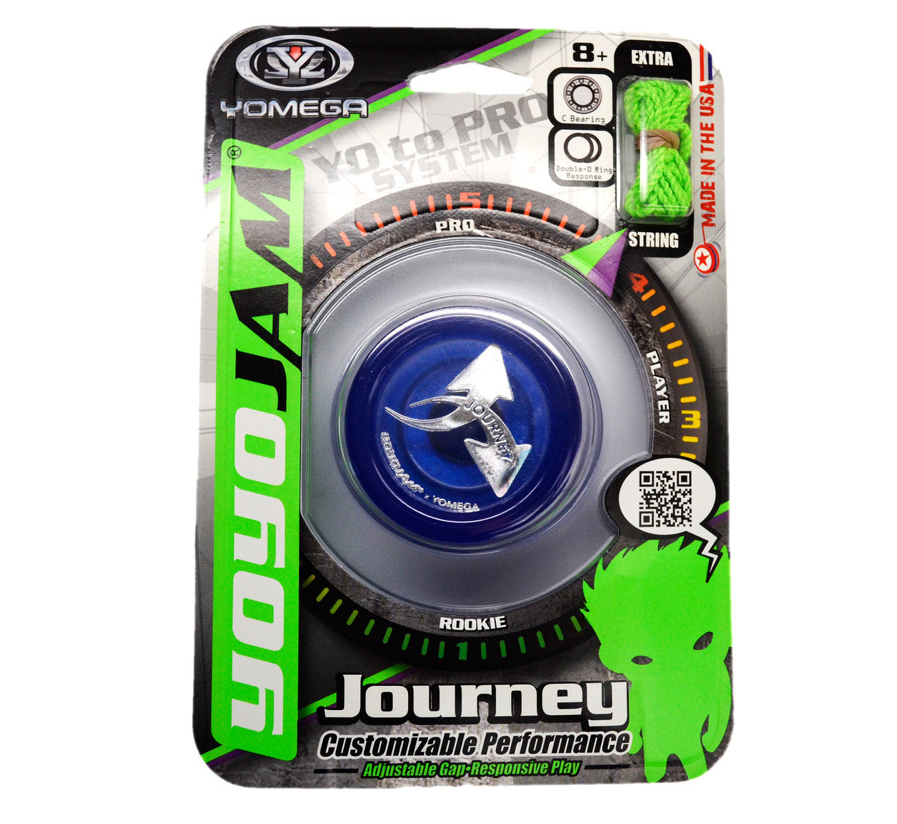 YoYoJam X Yomega Journey Professional Yo-Yo for Beginners & Advanced Players - Perfect for Tricks, Competitions & Fun Outdoor Activities