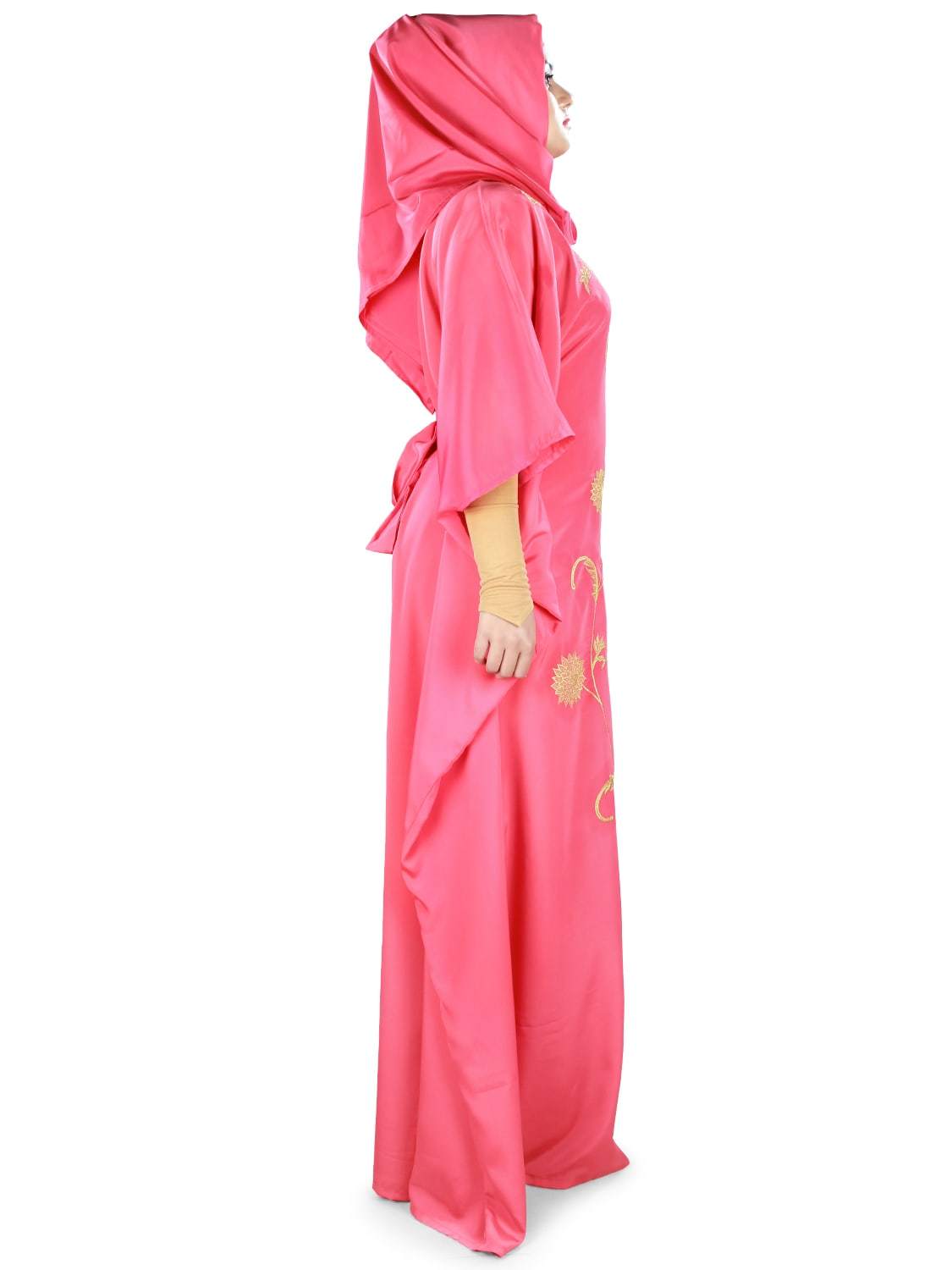 Elegant Aiza Kaftan Dress for Women - Flowy Boho Maxi Dress with Embroidery - Perfect for Beach, Vacation & Summer Outfits