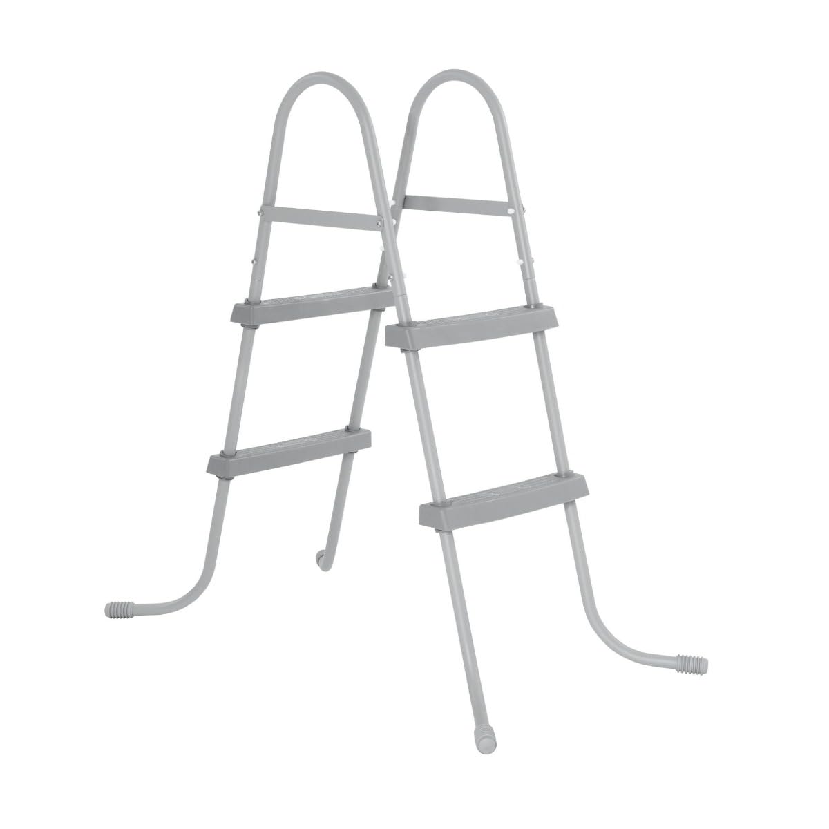 Bestway 84cm White Above Ground Pool Ladder - Heavy Duty Safety Steps for Inflatable & Steel Frame Pools - Perfect for Backyard, Garden & Outdoor Swimming Pools