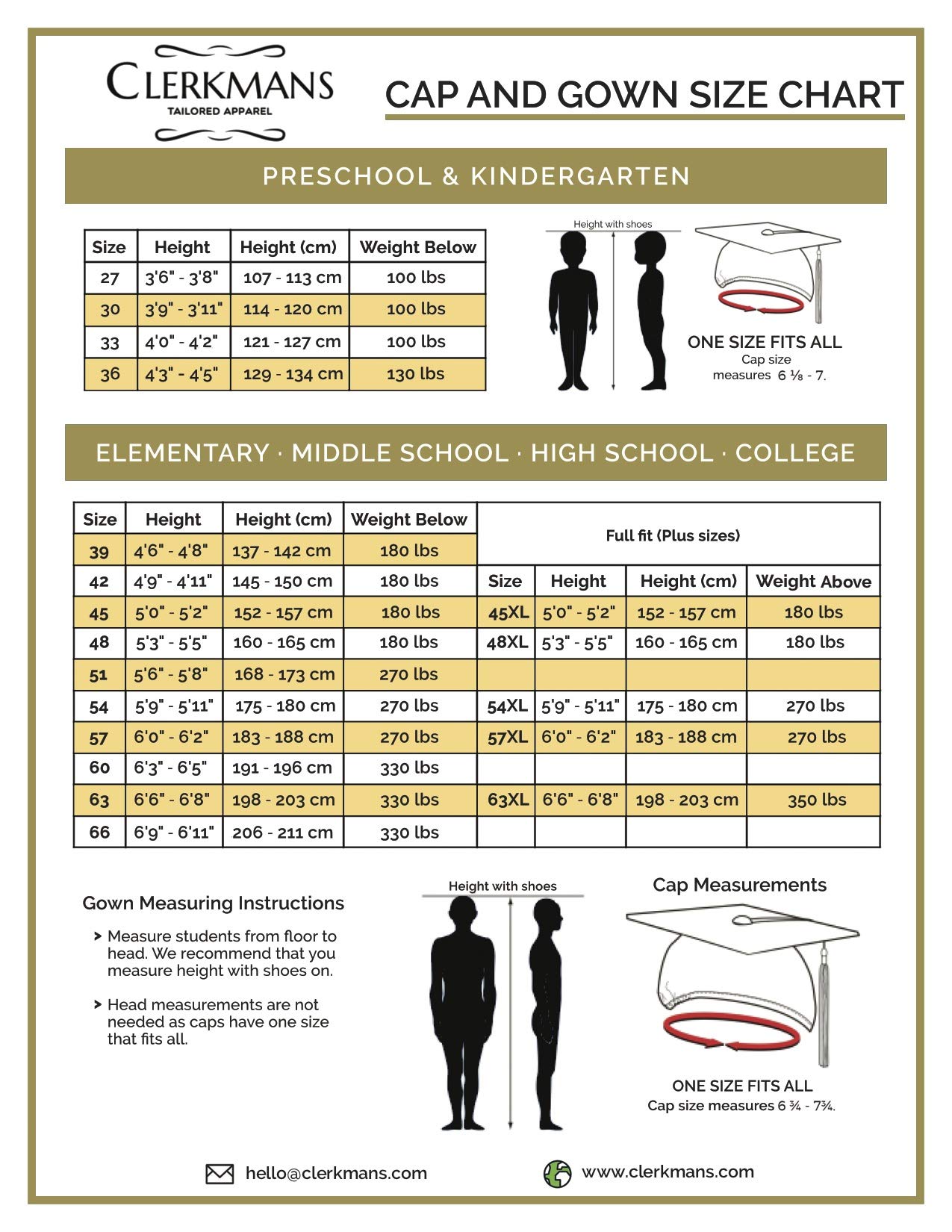 CLERKMANS Unisex Deluxe Masters Graduation Gown - Premium Quality Academic Regalia for Graduation Ceremonies | Perfect for Masters Degree Graduates, Commencement Events & University Celebrations