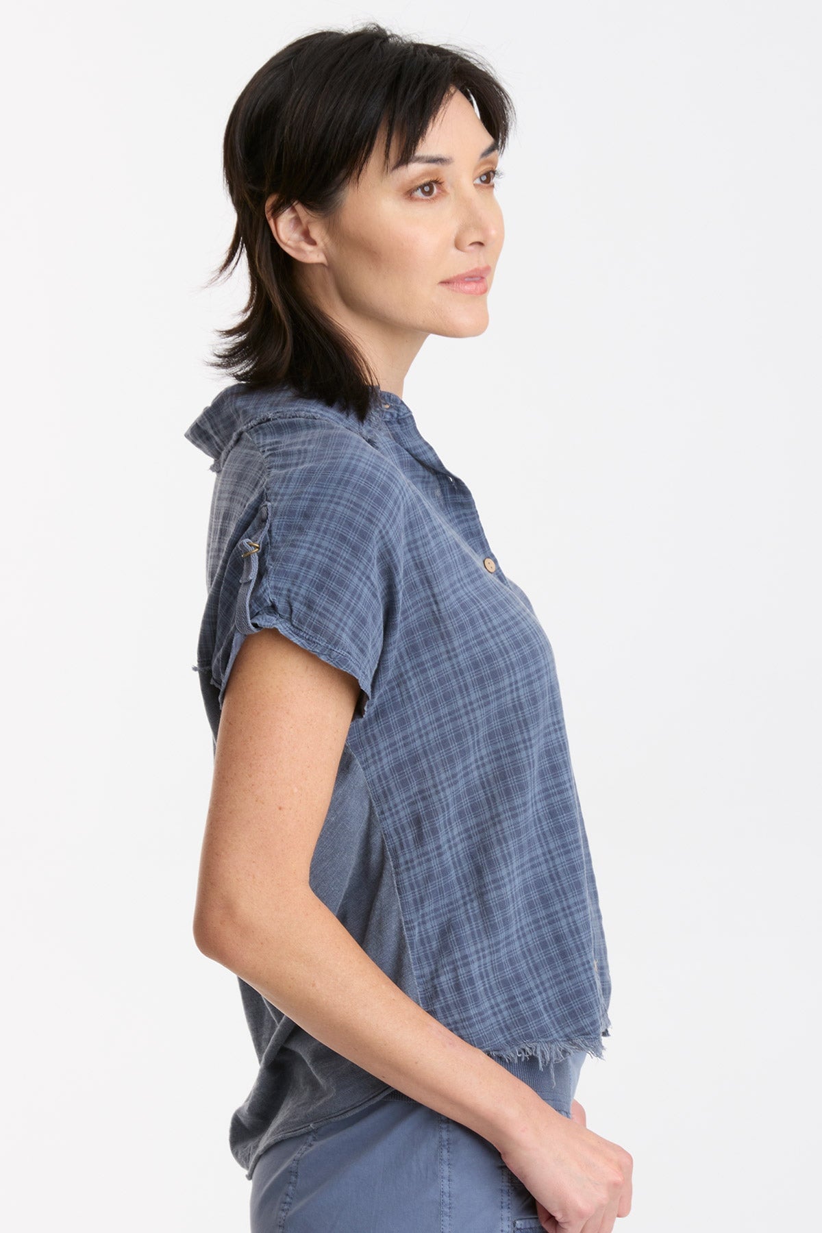 Stylish Ninette Button Up Top for Women - Casual & Office Blouse - Perfect for Work, Dates & Everyday Wear