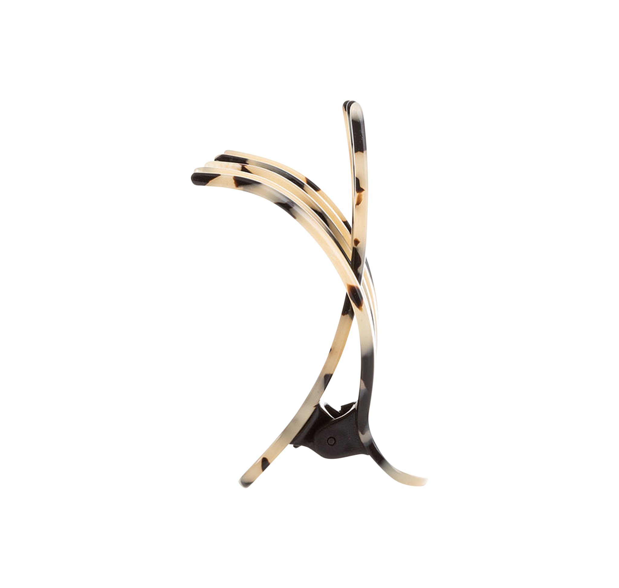 Ficcare Manhattan Yoga Jaw Hair Clips - Ivory Tokyo - Hair Accessories for Women - Perfect for Yoga, Workouts, and Everyday Styling