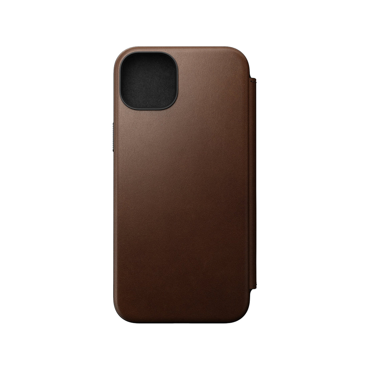 Premium Genuine Leather Folio Case for iPhone 15 Plus - Slim Protective Wallet Cover with Card Slots (Brown) | Perfect for Business Professionals & Everyday Use
