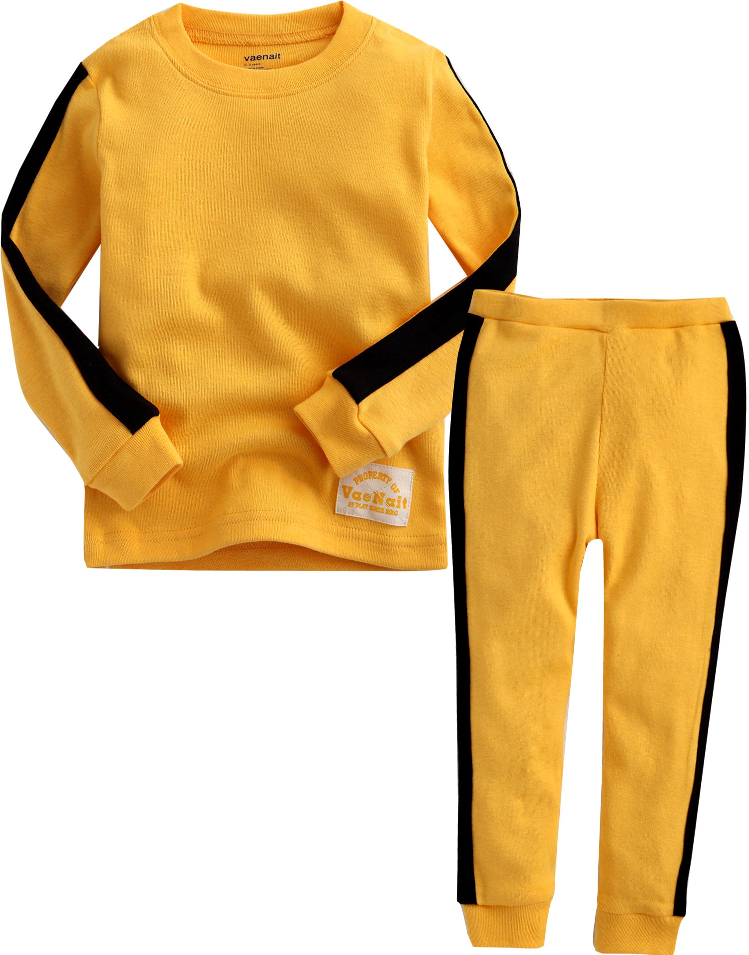 VAENAIT Kids Cotton Dino Pajama Set - Comfy Sleepwear for Boys & Girls
