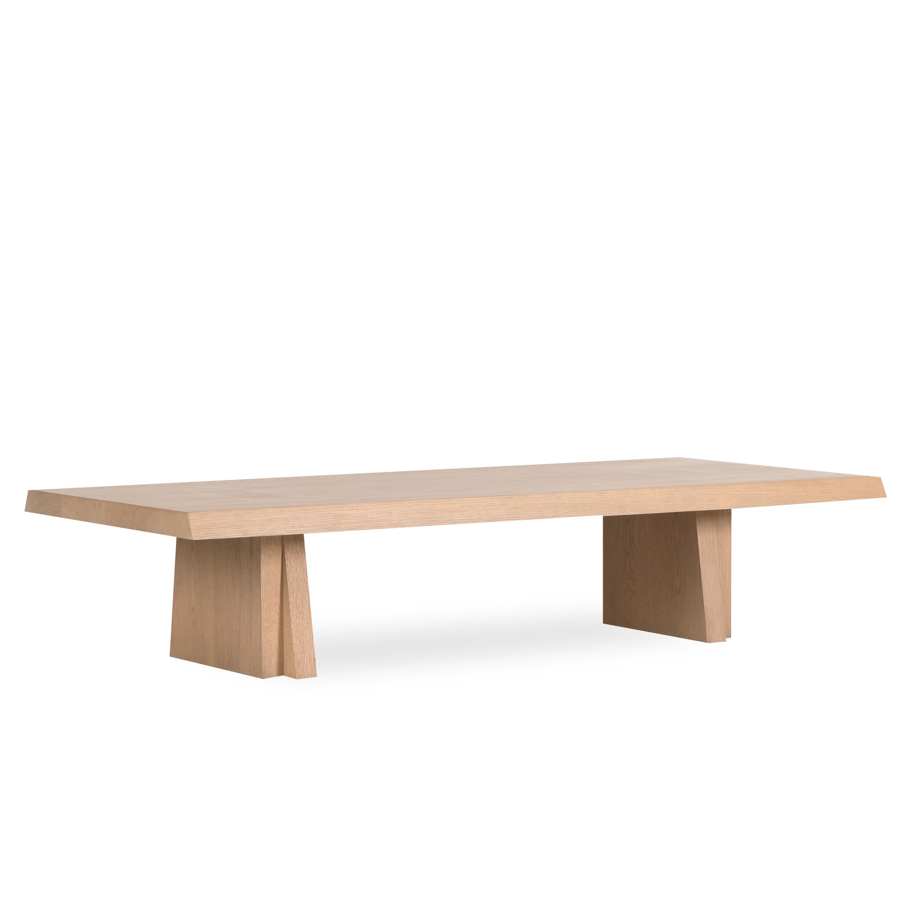 Modern Oblique Coffee Table - Mid-Century Design Living Room Furniture for Small Spaces - Perfect for Home, Office, and Lounge Decor