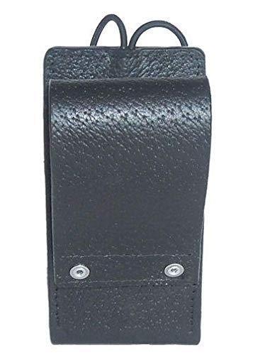 Durable Leather Carry Case for Motorola HNN9008_R Two-Way Radio - Swivel Belt Loop & Full Display Protection | Perfect for Construction, Security & Outdoor Work