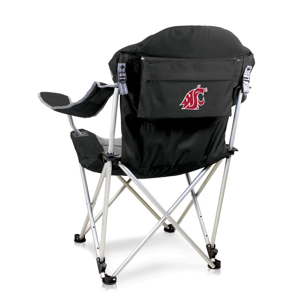 PICNIC TIME NCAA Arkansas Razorbacks Folding Reclining Camp Chair - Portable Beach Chair for Adults with Carry Bag - Perfect for Tailgating, Camping, and Outdoor Events