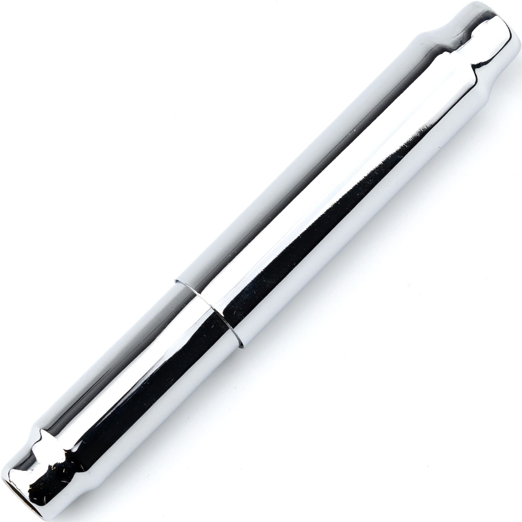 Stainless Steel Spring Loaded Toilet Paper Holder Replacement Rod - Chrome Plated Bathroom Tissue Roller for Home, RV & Office Use