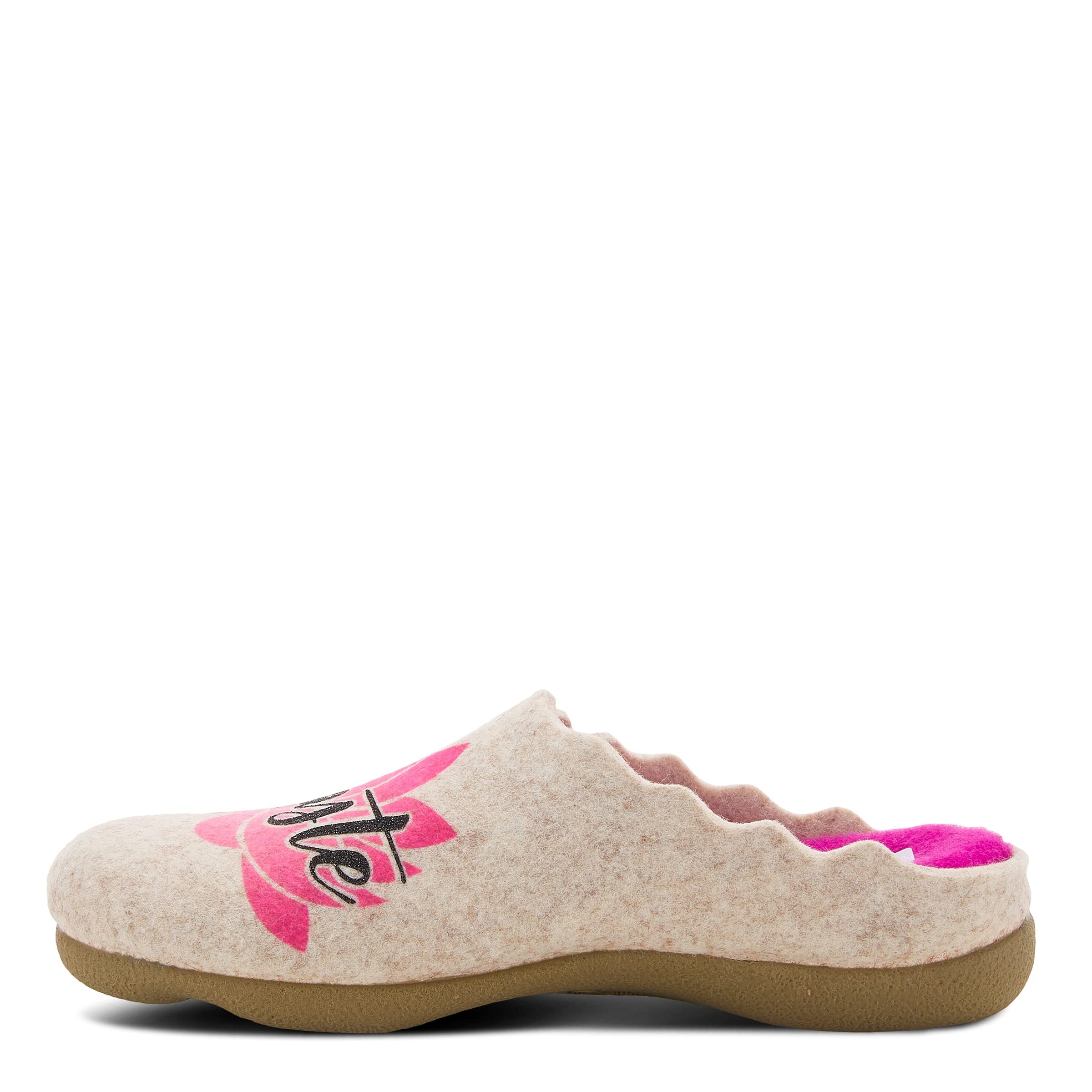 Flexus Spring Step Namaste Women's Indoor Slippers - Cozy House Shoes for Everyday Wear - Soft Loafers for Home, Yoga & Relaxation - Perfect for Winter Comfort & Lounge Wear