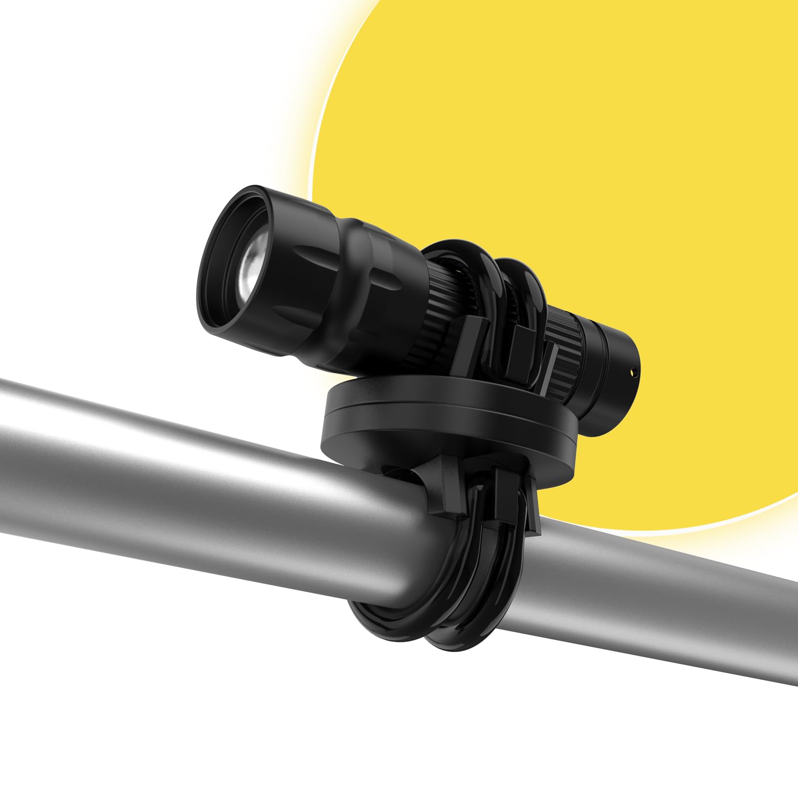 Adjustable Super Bright Waterproof Flashlight for Canes & Walkers - Crutch & Wheelchair Accessory with Fall Prevention | Perfect for Night Walking, Hiking & Outdoor Safety