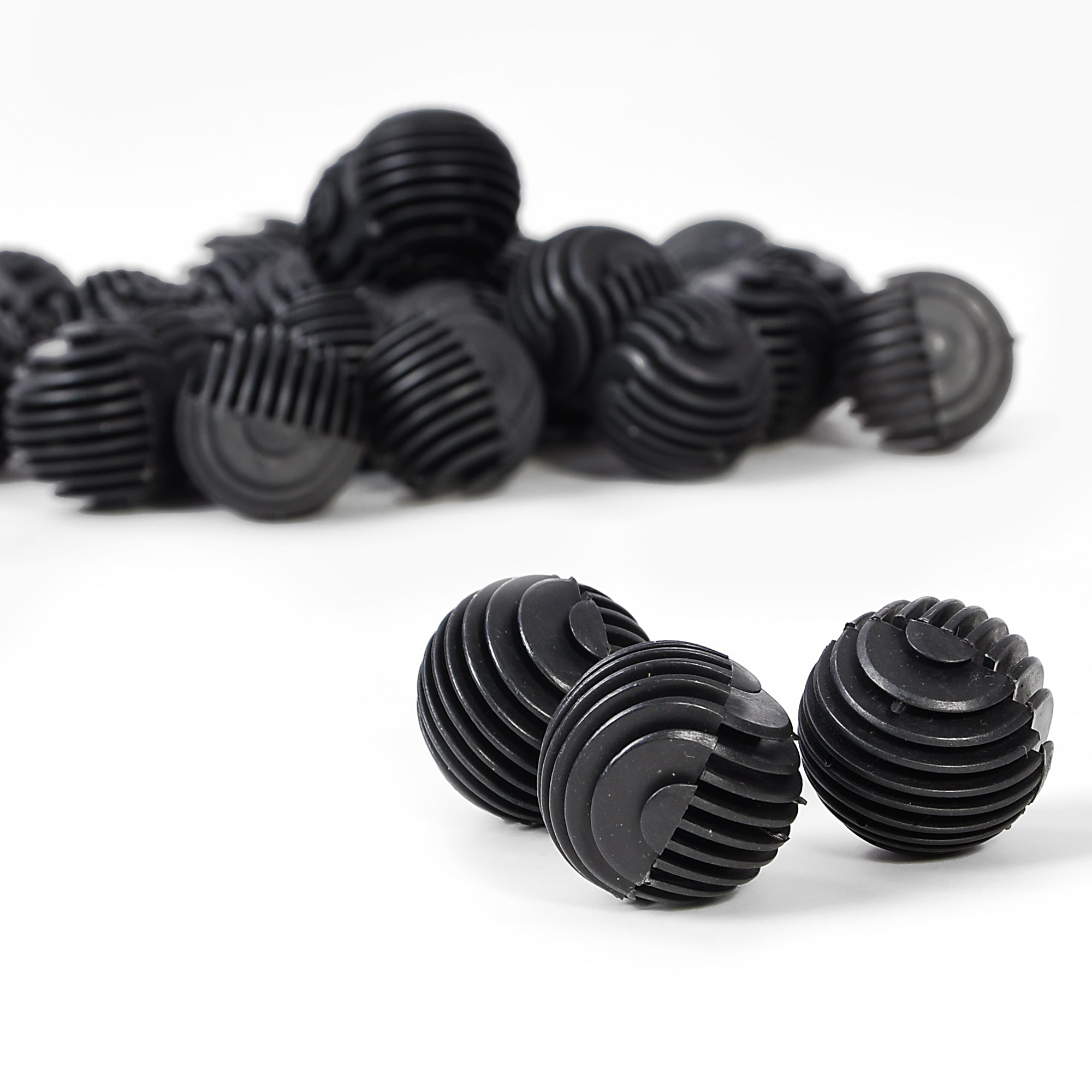 40pcs Aquarium Bio Balls Filter Media 1.2 inch - Premium Pond Filter Media for Fish Tank, Koi Pond & Water Filtration System - Improve Water Quality & Beneficial Bacteria Growth