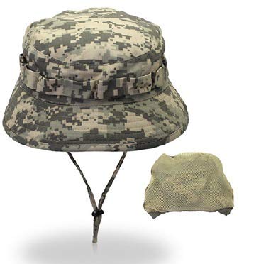 Tactical Bucket Hat for Men & Women - Military Style Outdoor Sun Protection Cap for Hiking, Fishing & Camping - Adjustable & Breathable UV Protection Hat