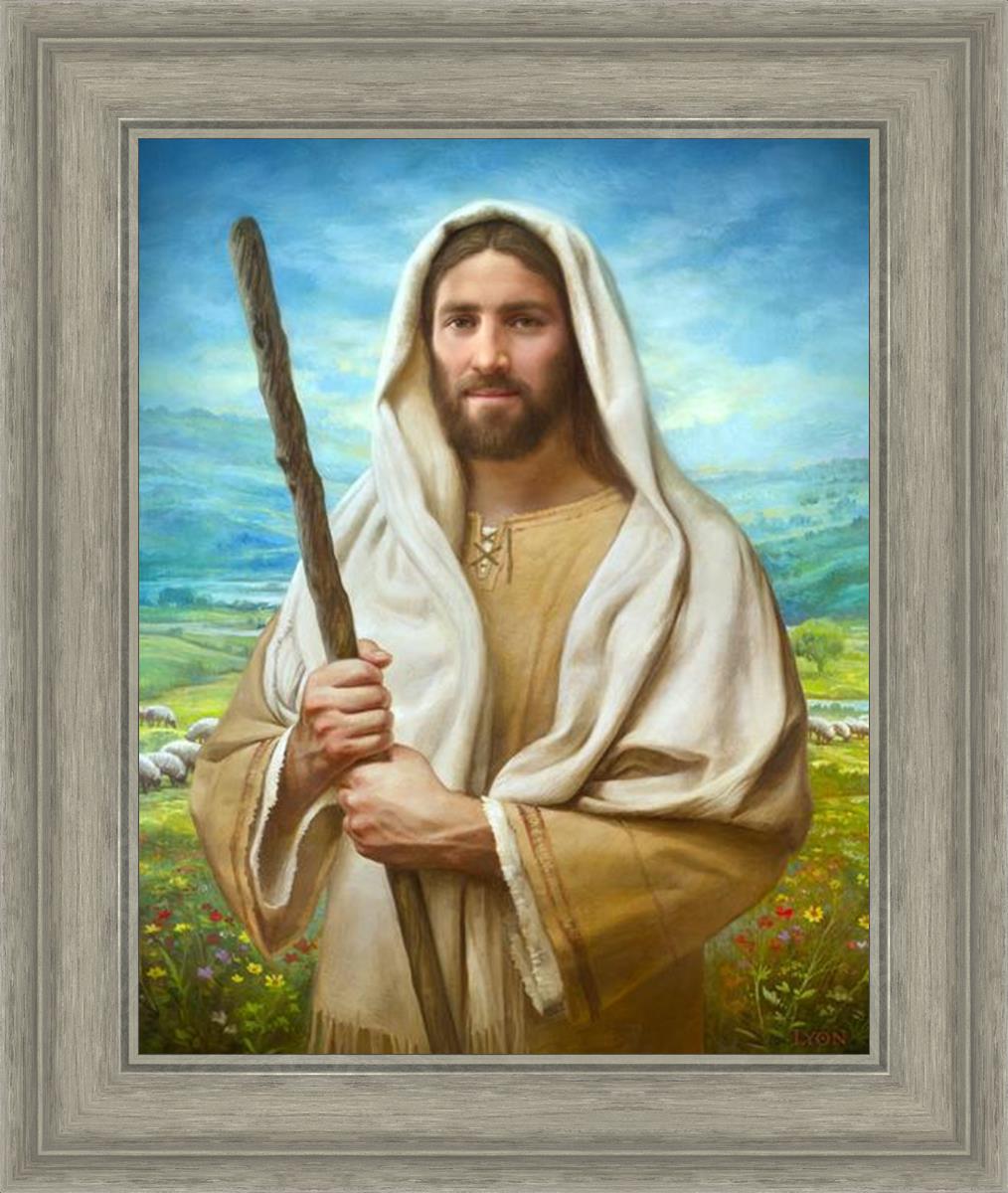 Feed My Sheep by Howard Lyon - Inspirational Christian Art Print for Home, Office & Church Decor - Perfect for Gifts & Spiritual Encouragement