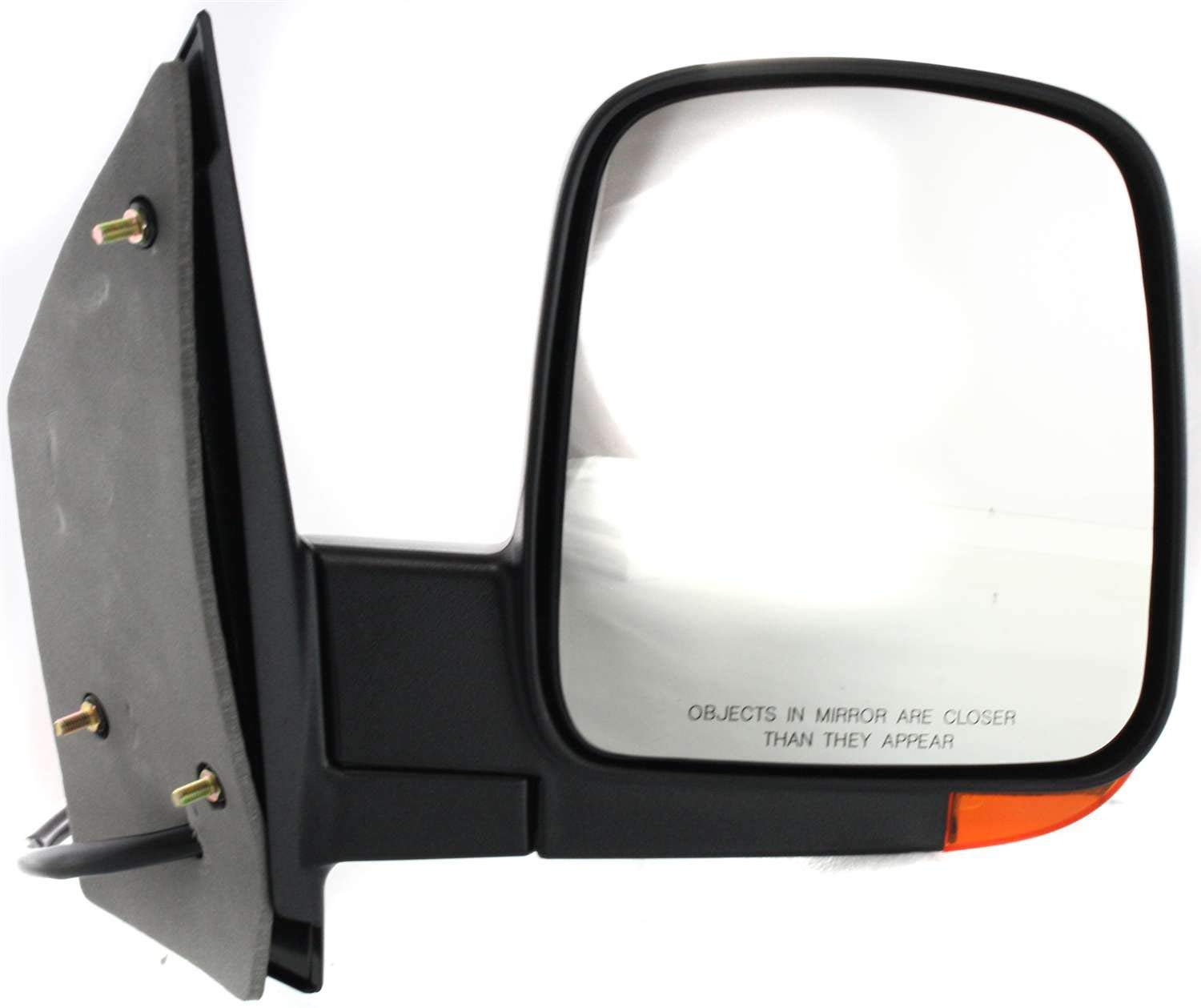 Power Heated Side Mirrors with Turn Signal for Chevrolet Express 1500/2500/3500 & GMC Savana 1500/2500/3500 (2003-2007) - Driver & Passenger Textured Glass - Defrost & Safety for Winter Driving & Night Visibility