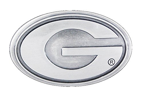 Georgia Bulldogs Leather Front Pocket Wallet - Genuine Crazy Horse Leather Bifold Wallet for Men - Perfect for Gameday, Travel & Everyday Carry