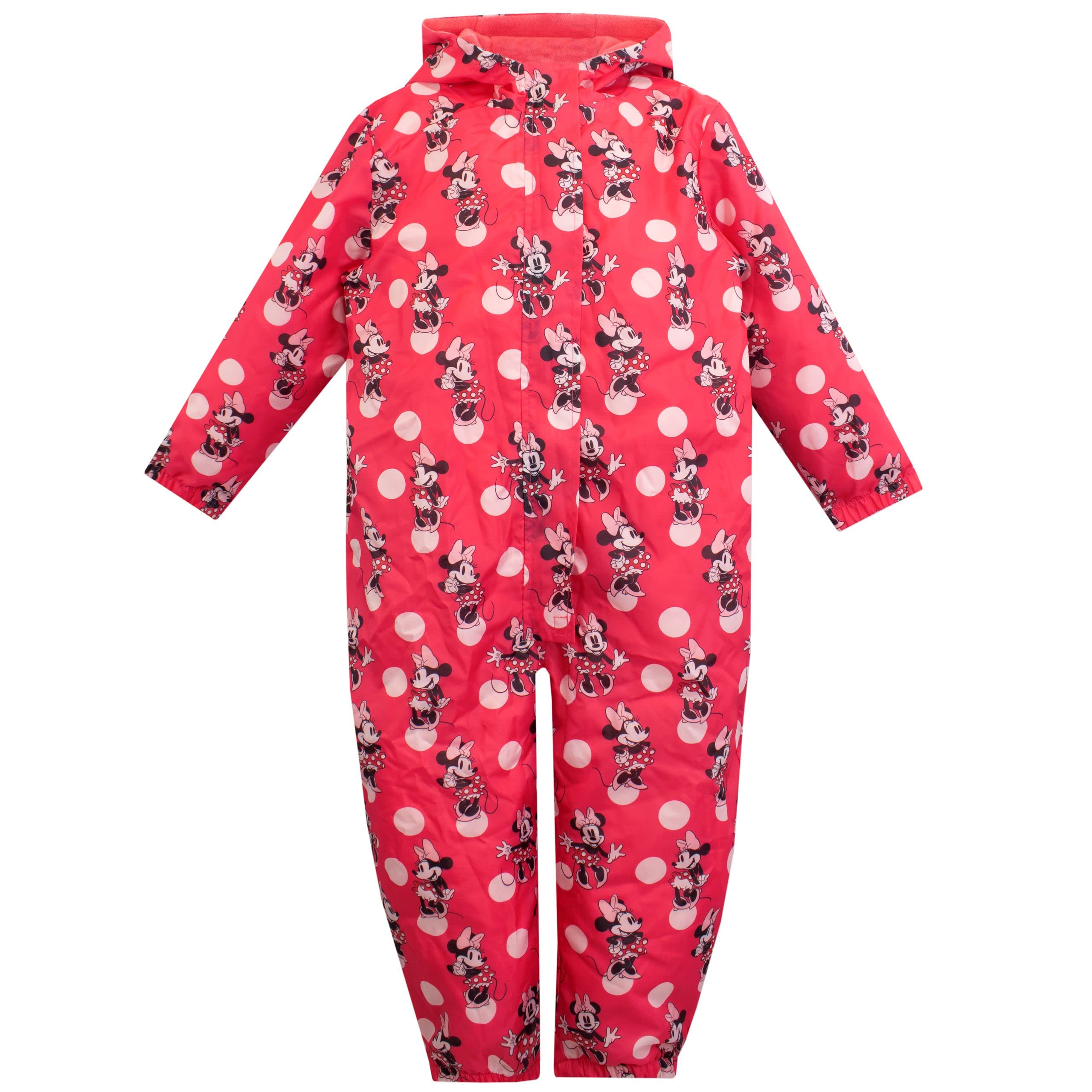 Minnie Mouse Disney Girls Waterproof Puddle Suit - Raincoat for Toddler & Kids Outdoor Play, Rainy Day & Splash Park Adventures