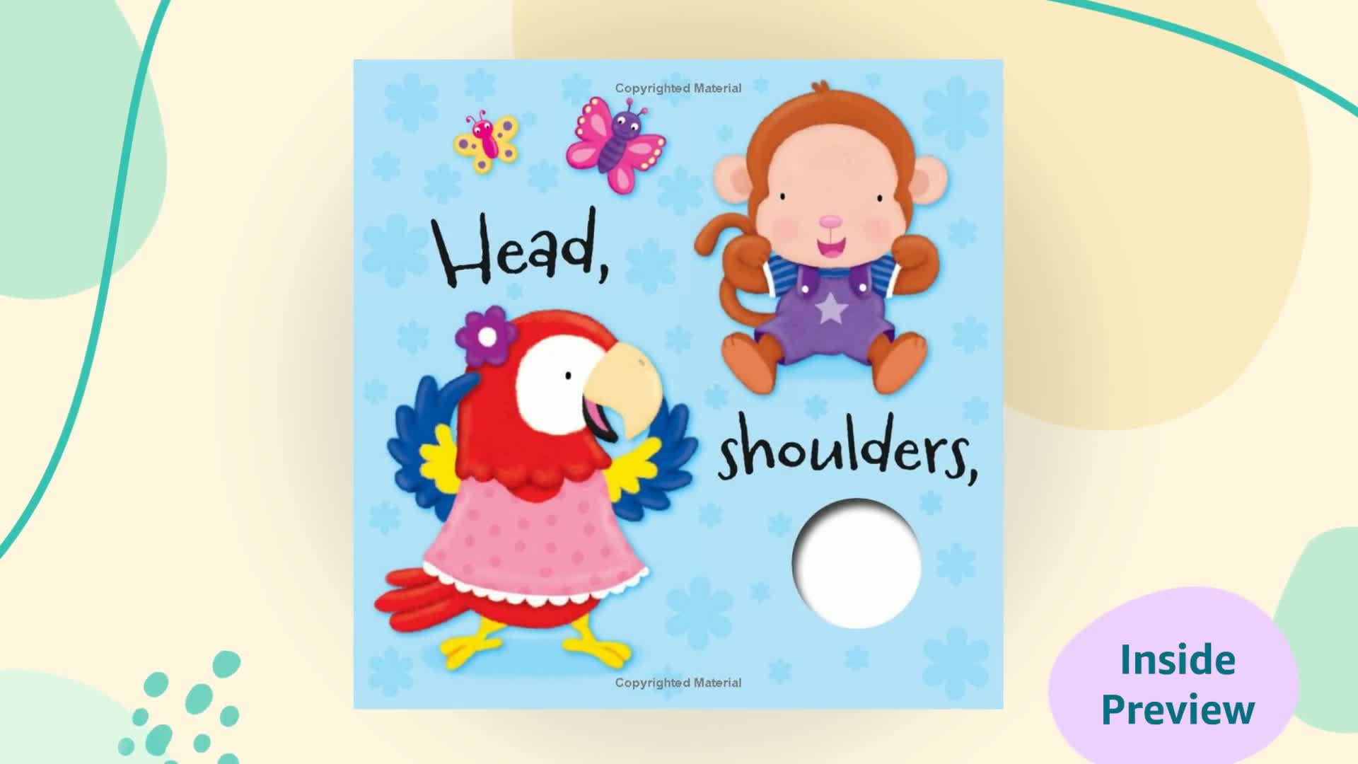 Head Shoulders Knees and Toes - Interactive Sound Board Book for Toddlers by Igloo Books | Nursery Rhymes, Early Learning & Baby Development | Perfect for Bedtime, Playtime & Preschool Education