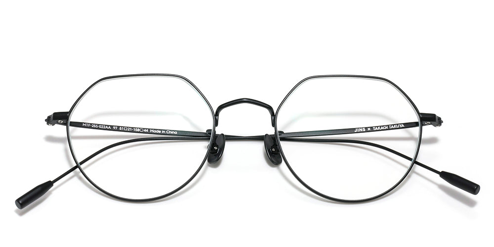 JINS x Takagi Takuya 022 97 Eyeglasses - Lightweight Acetate Frame with UV Protection - Perfect for Work, Reading, and Daily Fashion